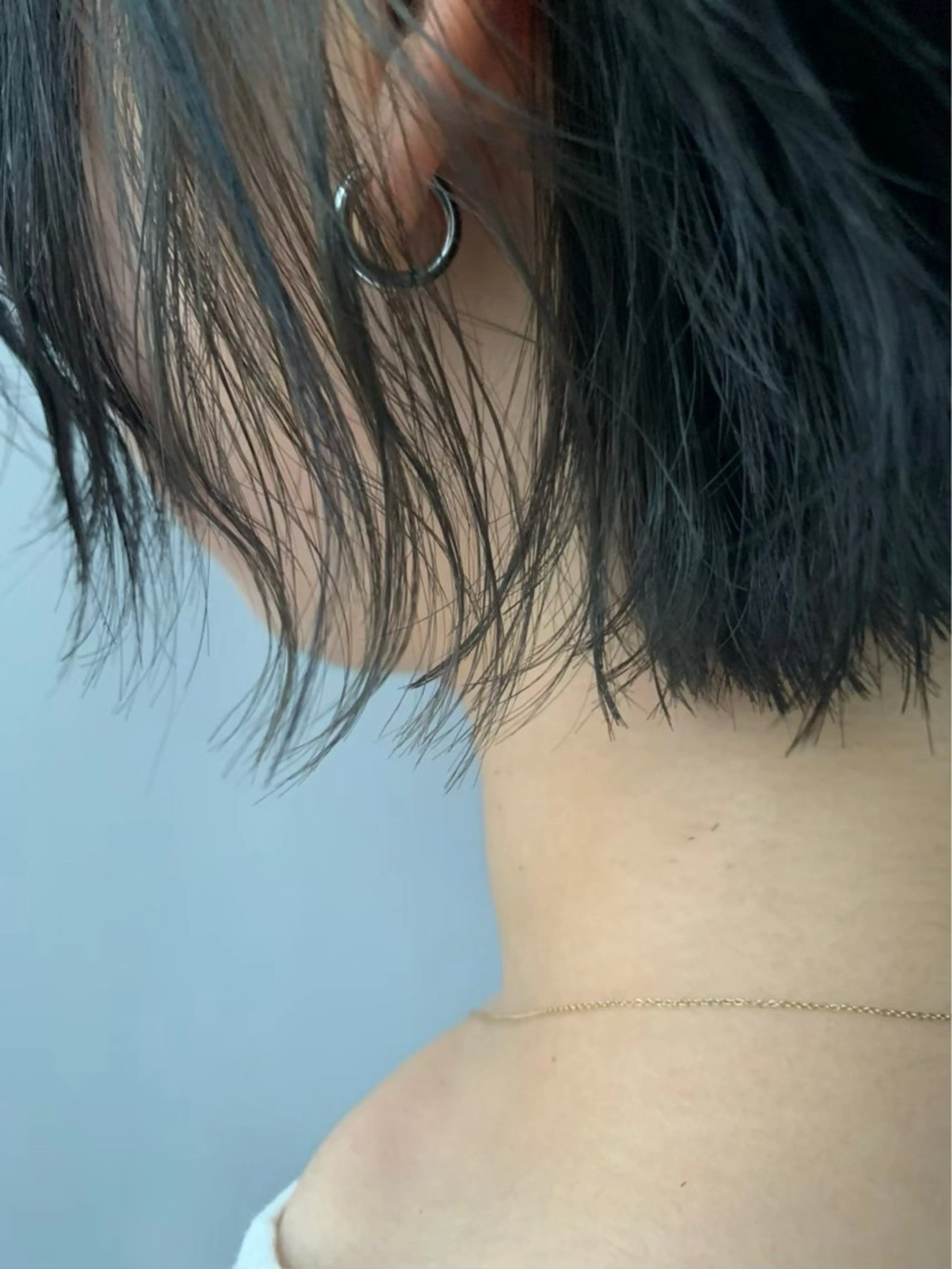 ショート カラー ブルーカラー SHOEI 【nero】のヘアスタイル