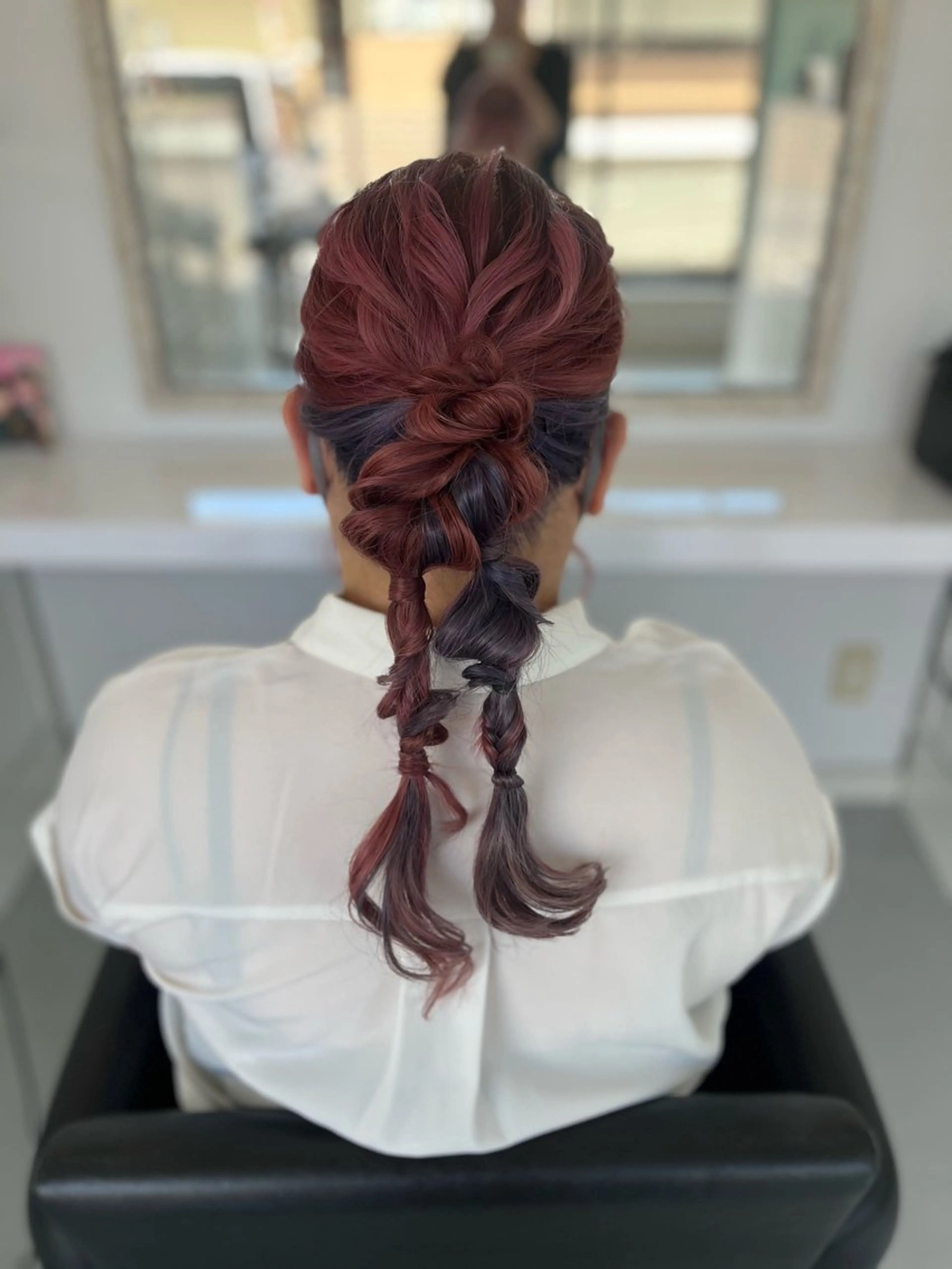 セミロング 松井凜花𐙚𓍯 ヘアアレンジ/ツヤ髪のヘアスタイル