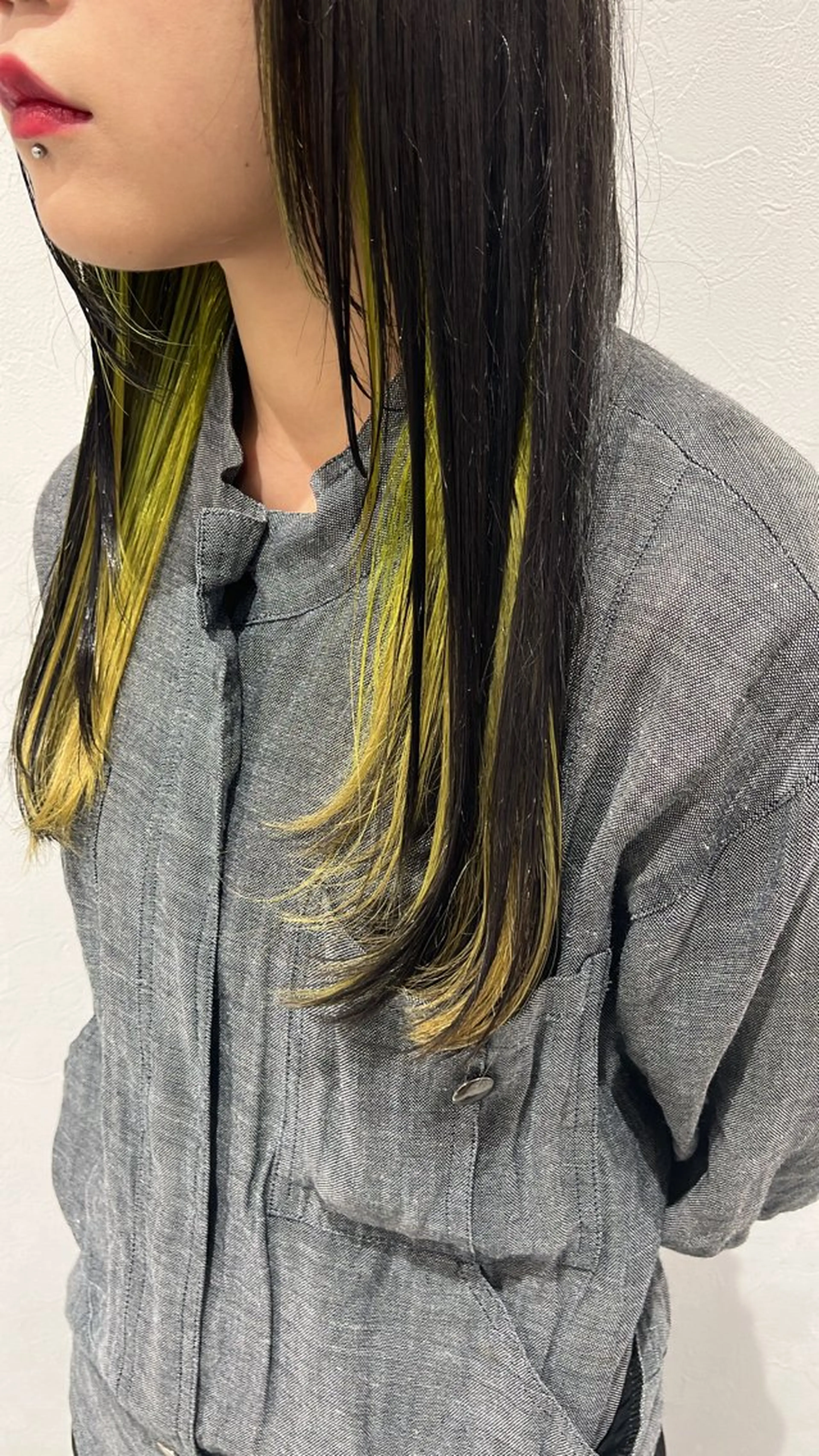 ミディアム カラー ブリーチ⏳艶カラー Natsukiのヘアスタイル