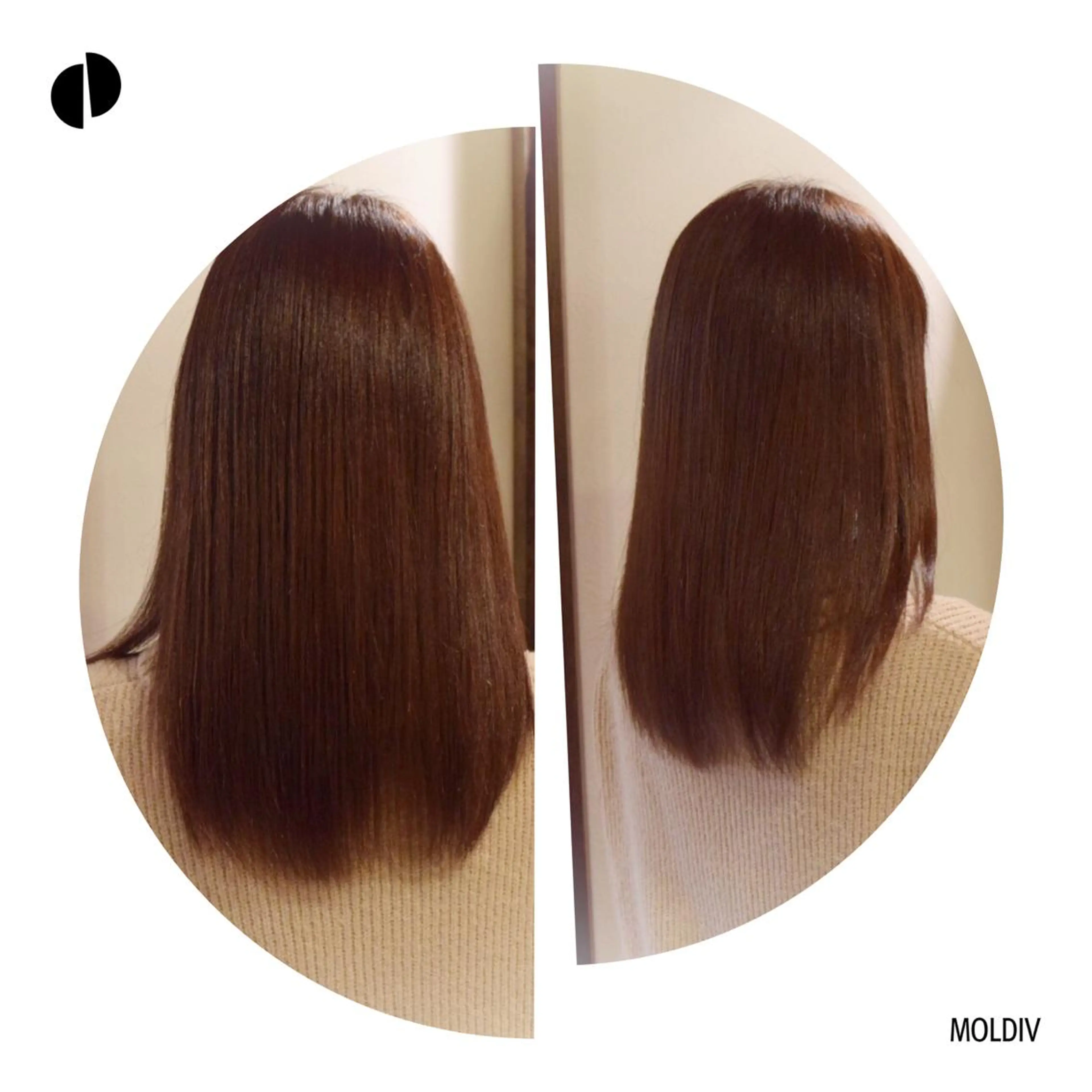 ミディアム セミロング カラー ブラウンカラー バイオレットカラー バイオレットブラウン トリートメント ✨縮毛矯正✨髪質改善 ナカシマ ユミのヘアスタイル