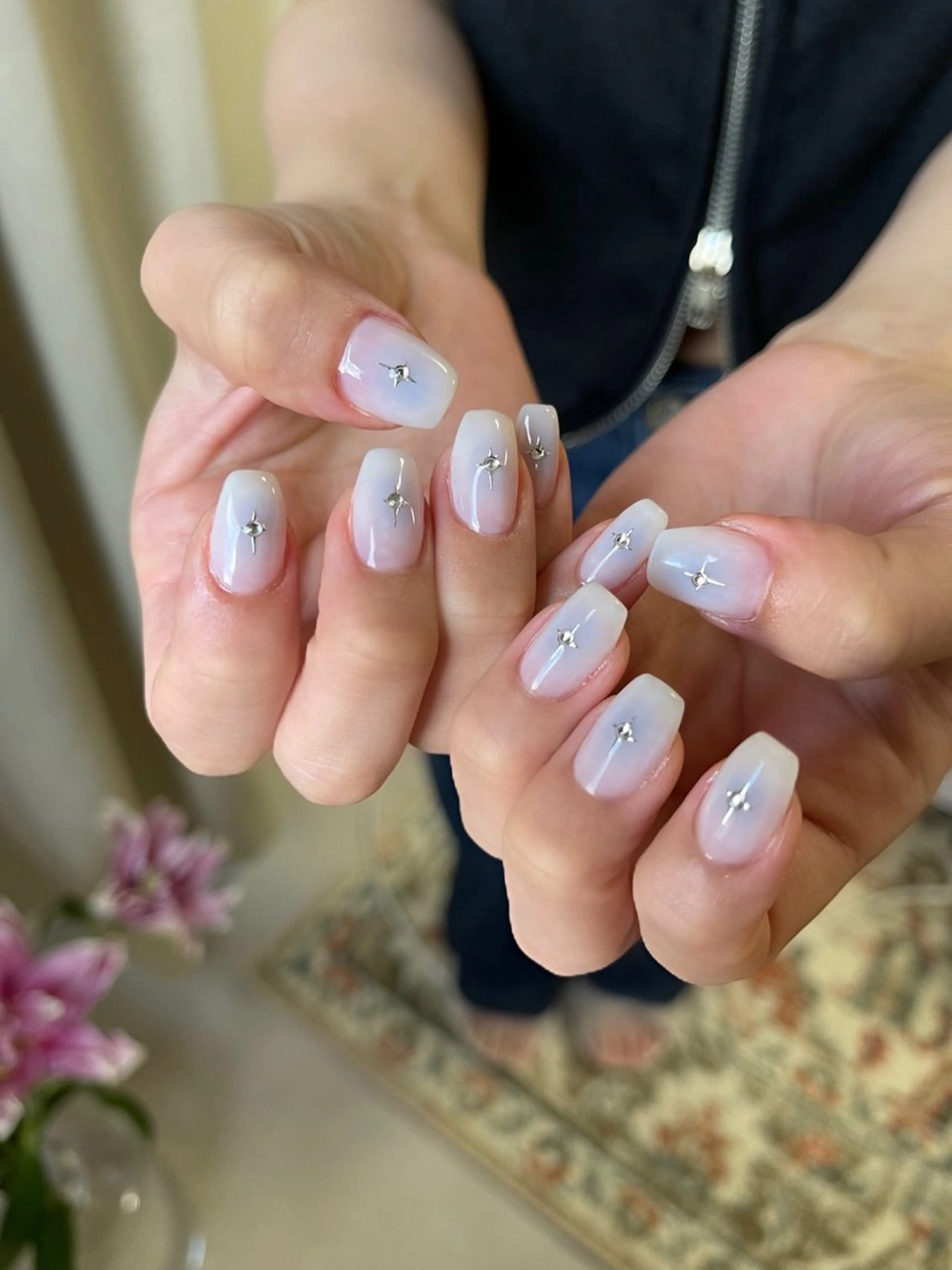 ネイル アートネイル チークネイル シンプルネイル Utopia nail_のネイルデザイン