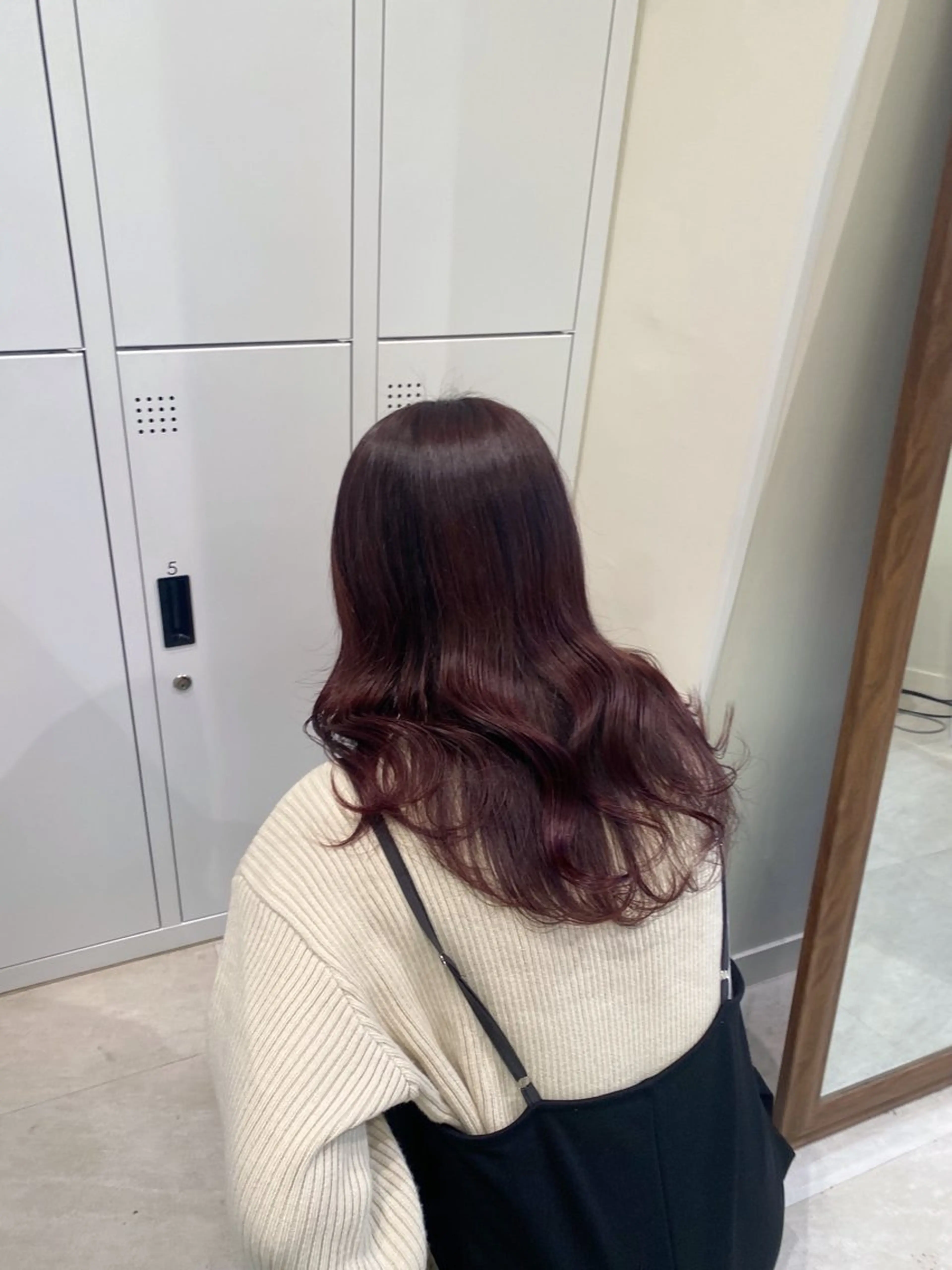 ロング カラー ラベンダーカラー ラベンダーピンク ピンクカラー 暖色カラー /ヘアアレンジ/花鈴のヘアスタイル