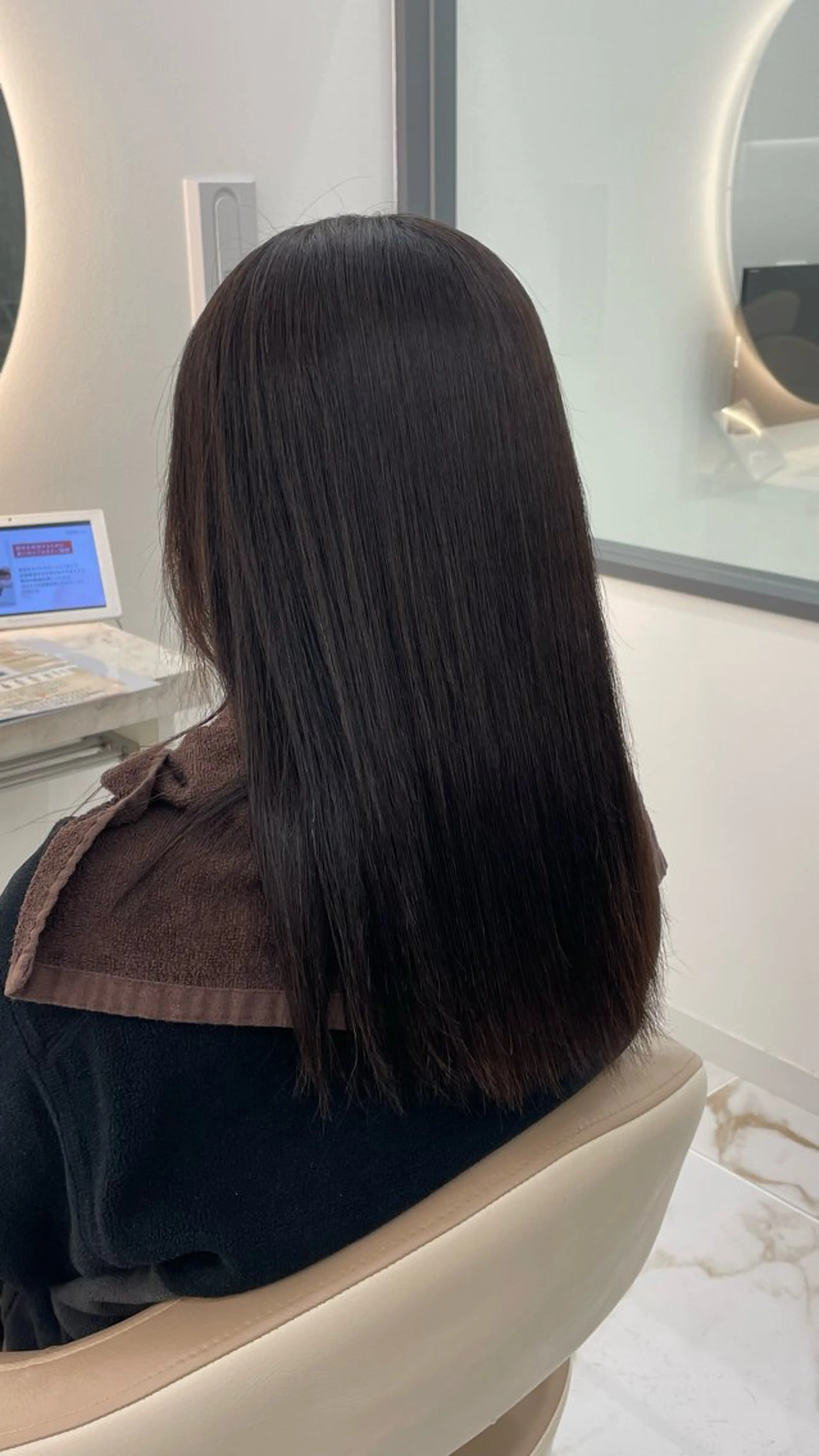 ロング 縮毛矯正 せい めいのヘアスタイル