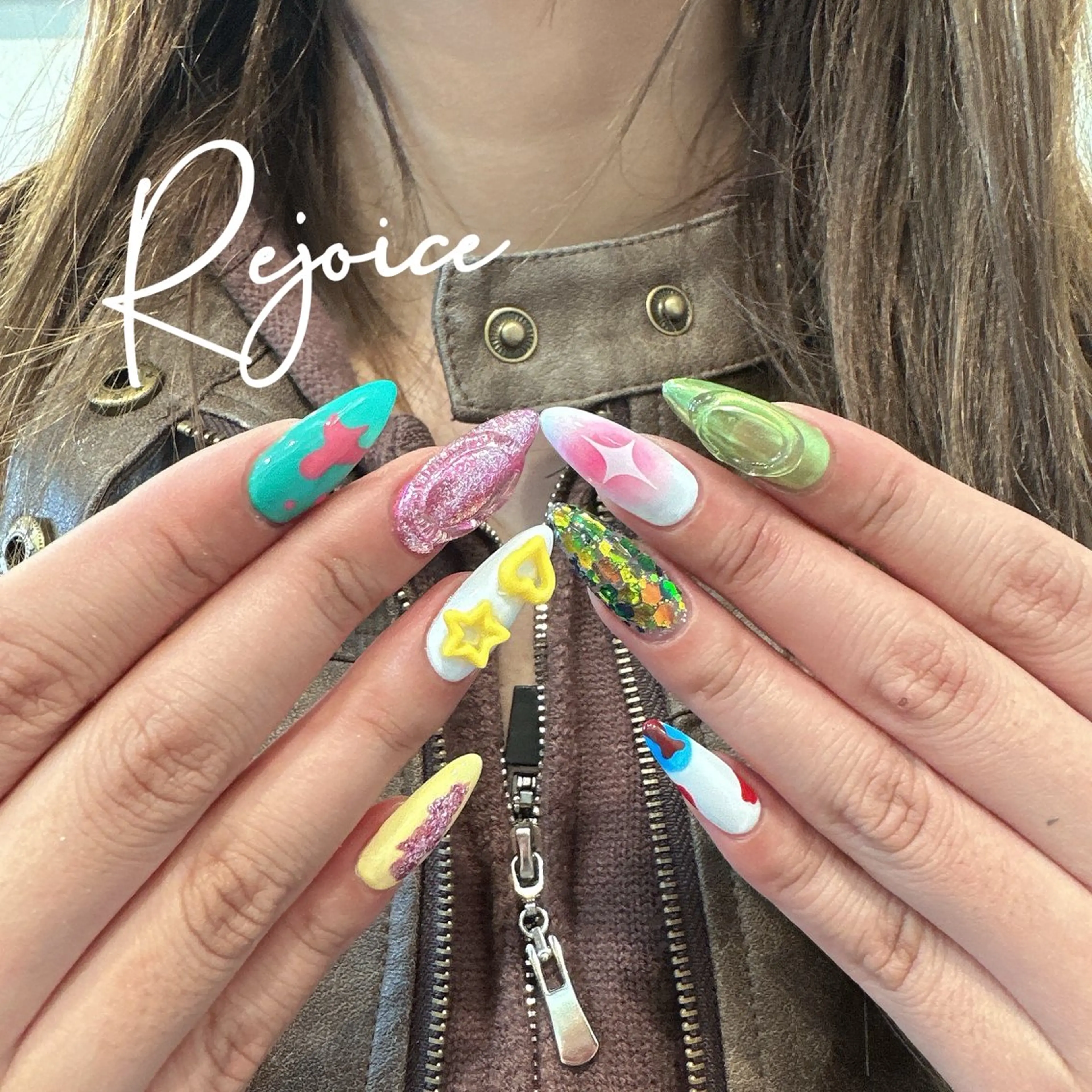 ネイル アートネイル ハンドネイル Rejoice Nail Salonのネイルデザイン