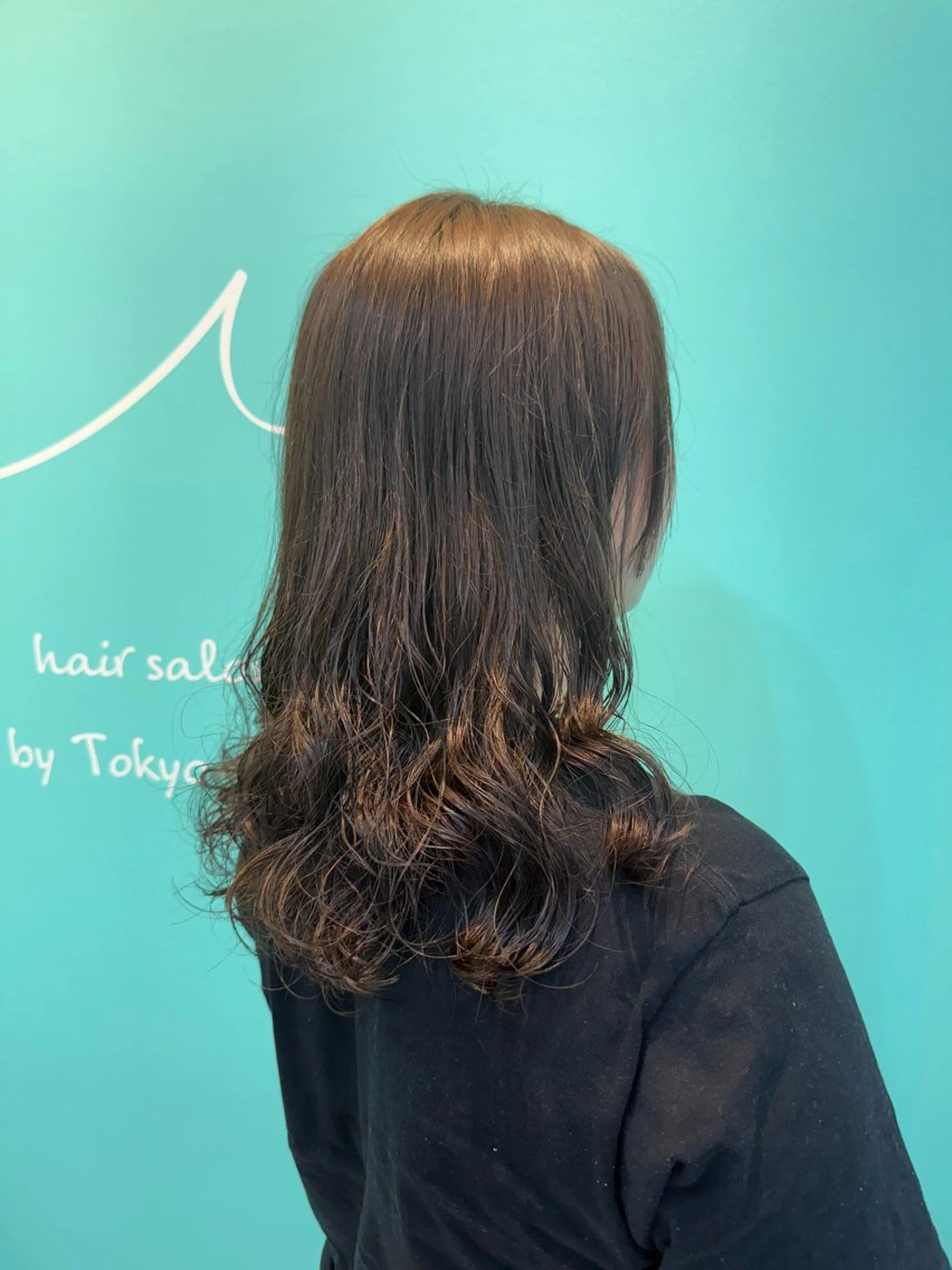 ミディアム パーマ Misaki/ レイヤー/ウルフのヘアスタイル