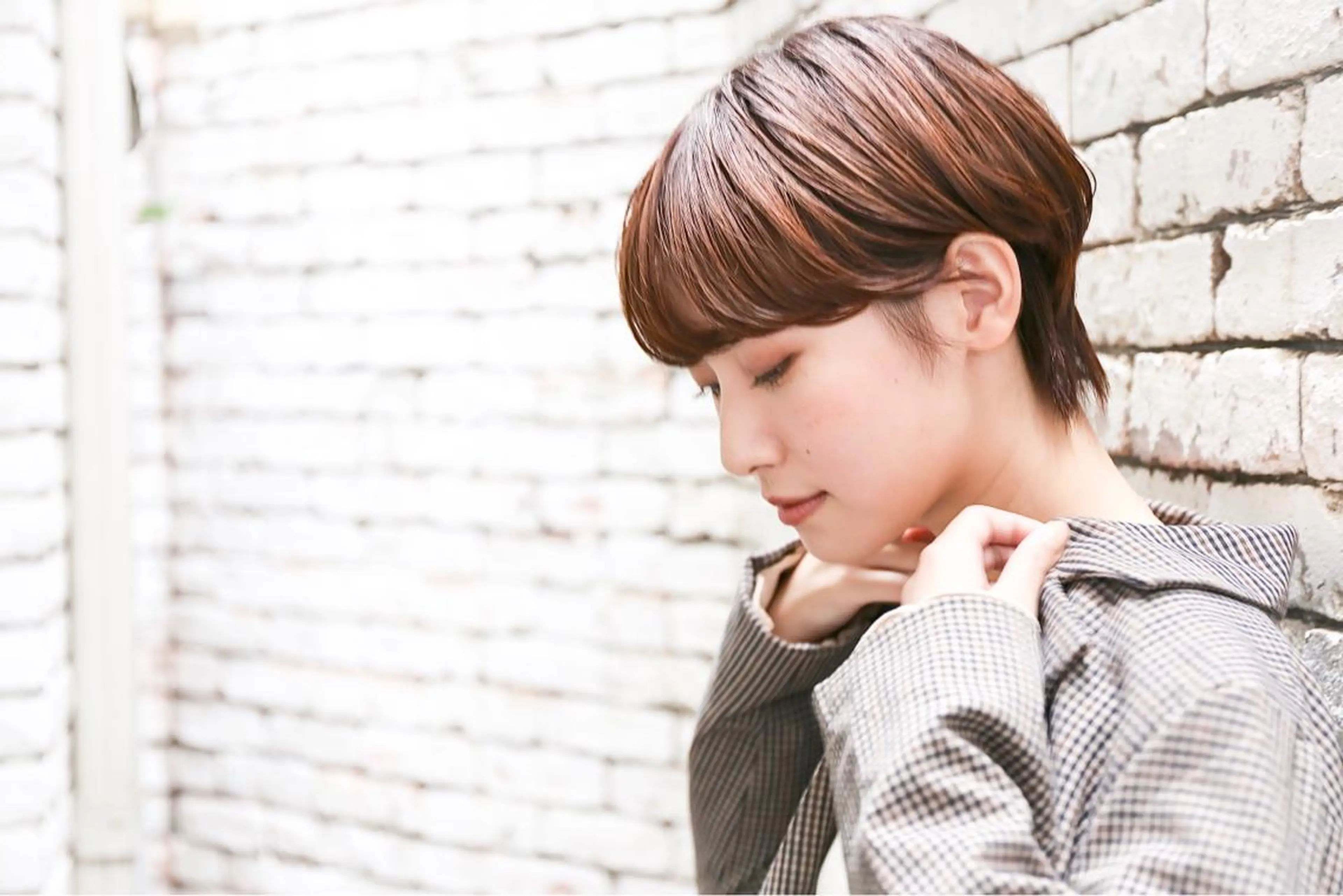 ショート カット ヘッドスパ 🔷ブリーチバレイヤ ージュ🔷飯野達也のヘアスタイル