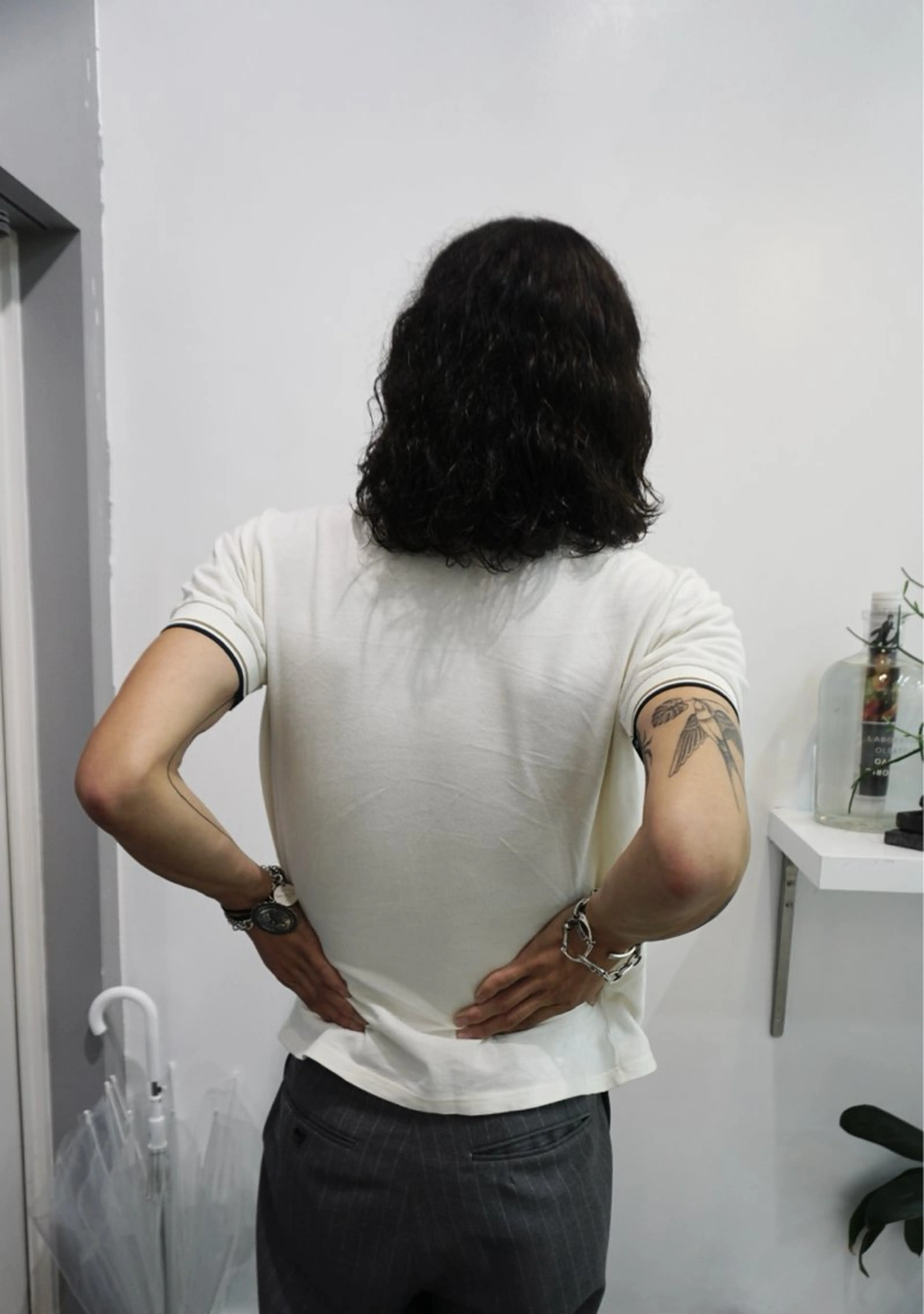 ロング メンズ くせ毛 カット ZOEY boyz所属・【zoey】 yuujii　パーマのヘアスタイル