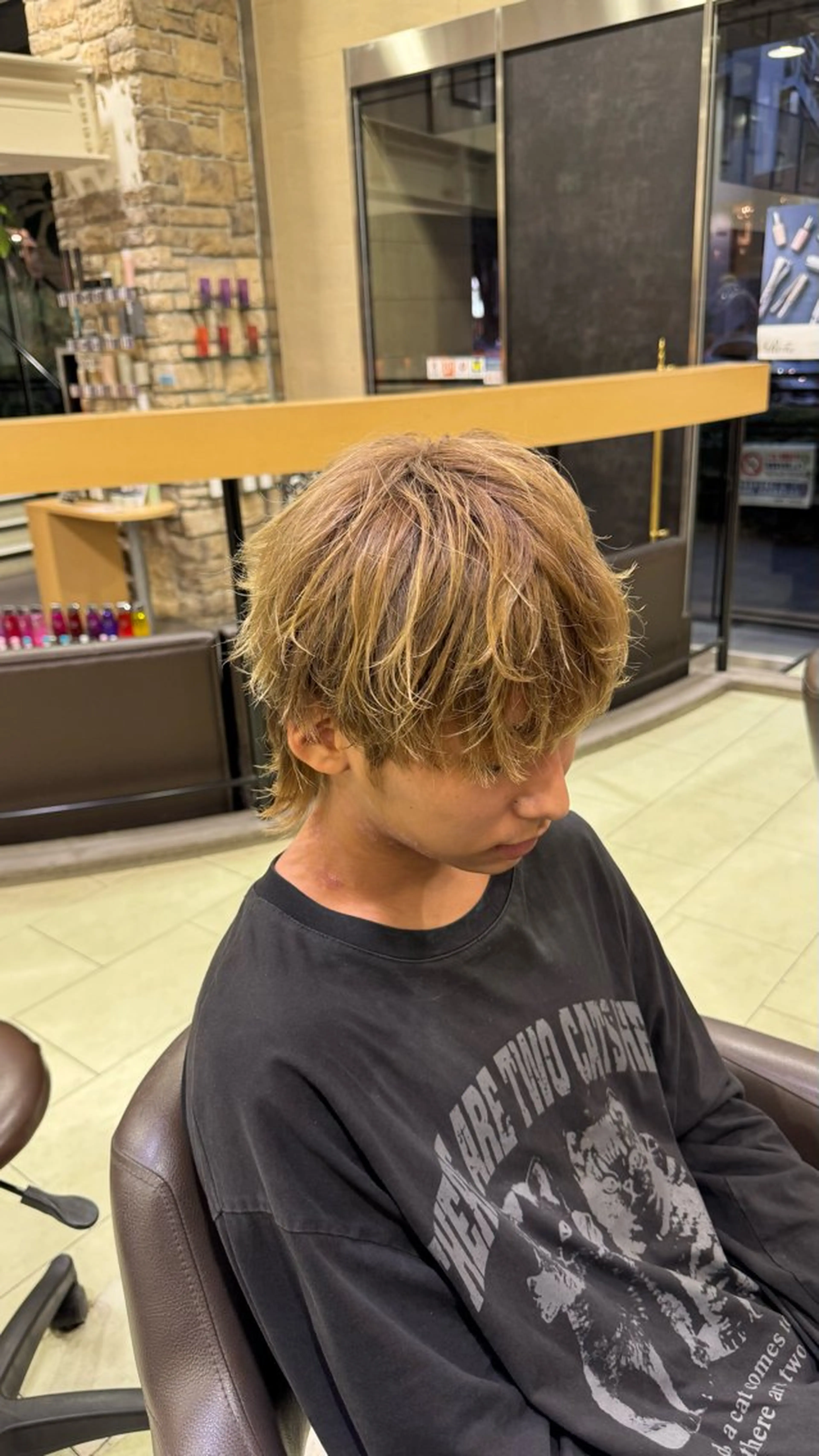 ショート パーマ カット ヘアセット フェザーパーマ🪶 シャドウ/ジュンエイのヘアスタイル