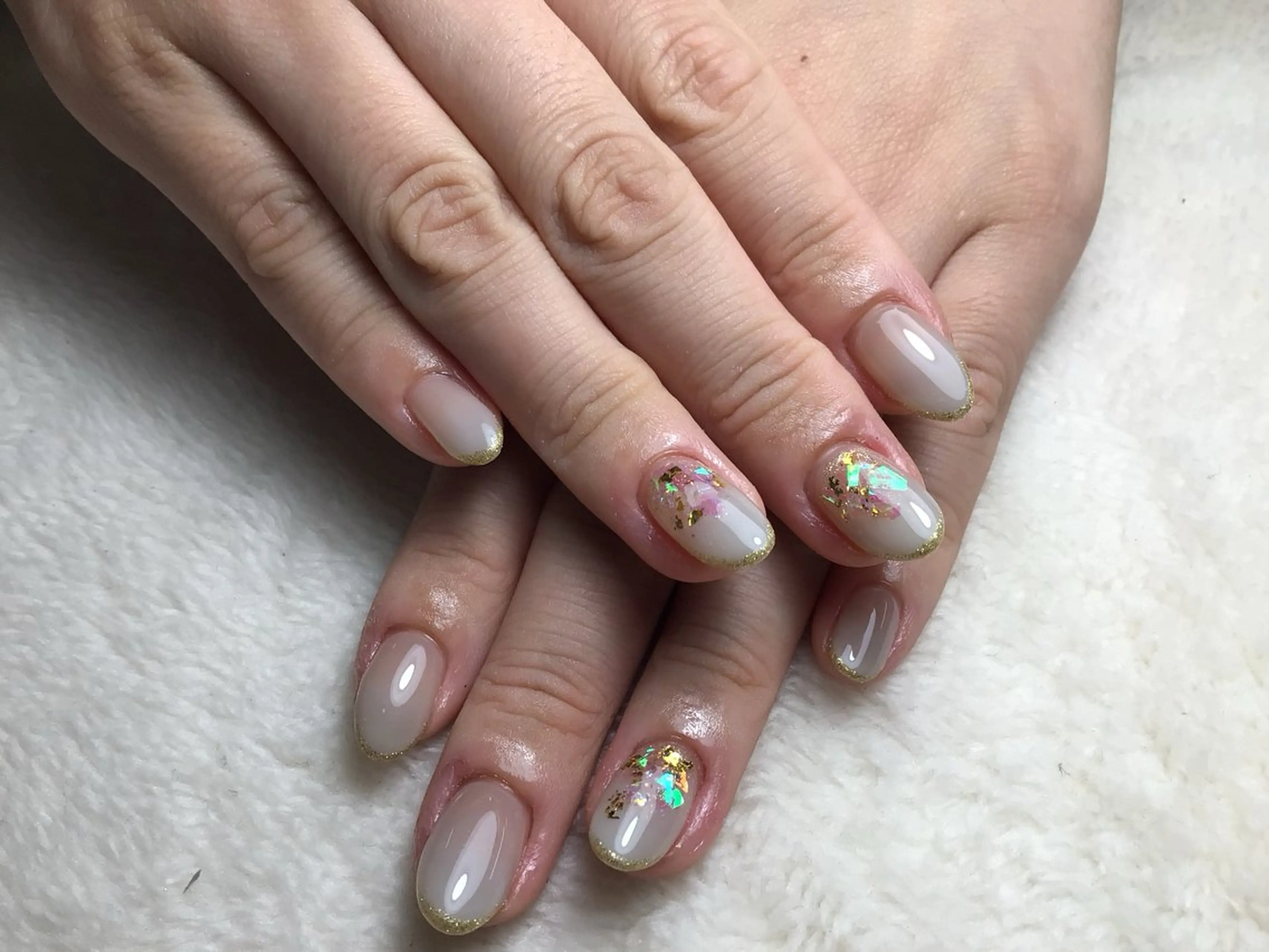 ネイル ラメ(グリッター) ツメイク megumiのネイルデザイン