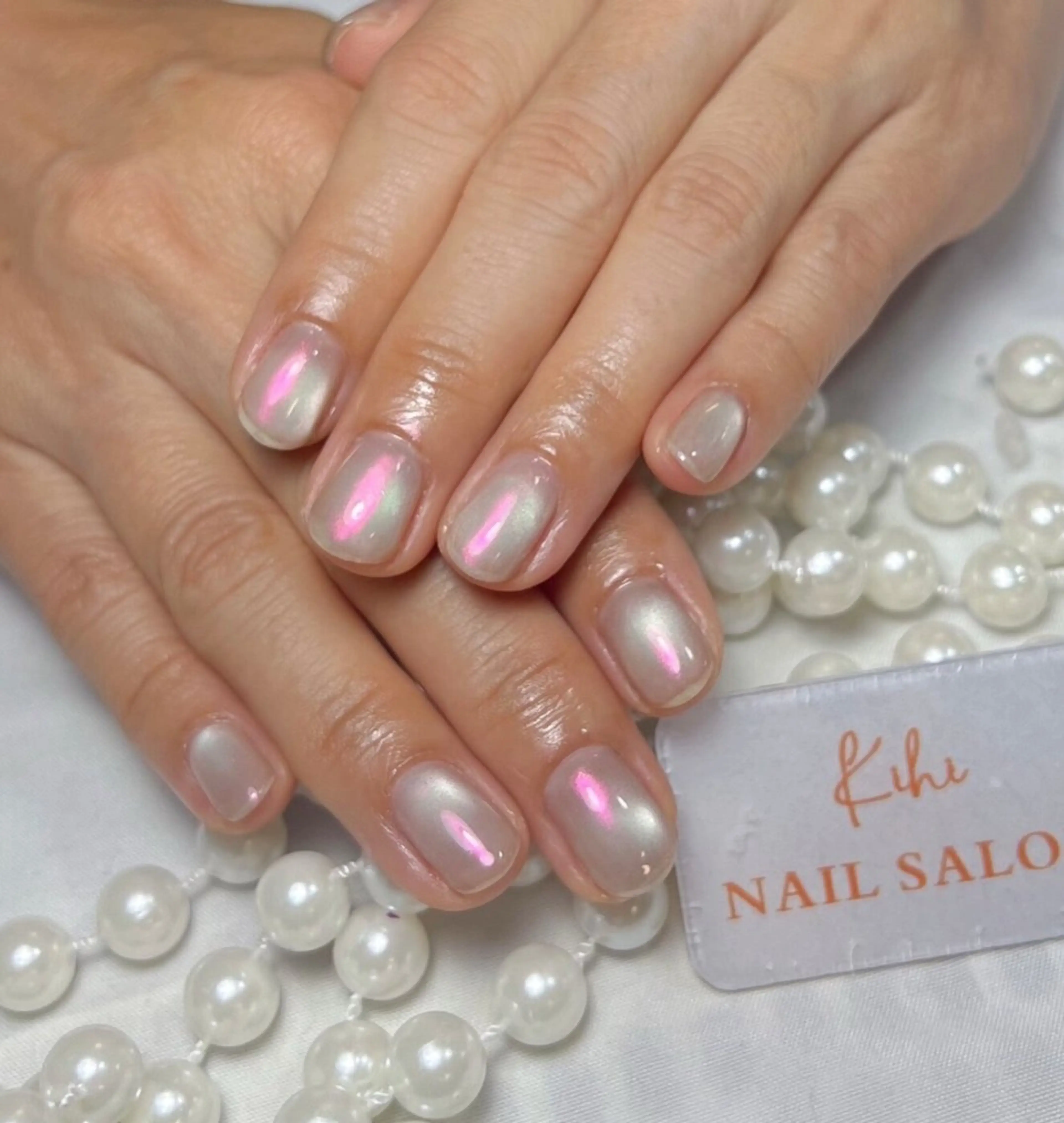 ネイル アートネイル フレンチネイル ジェルネイル グラデーション 韓国ネイル 村中 ハナのネイルデザイン