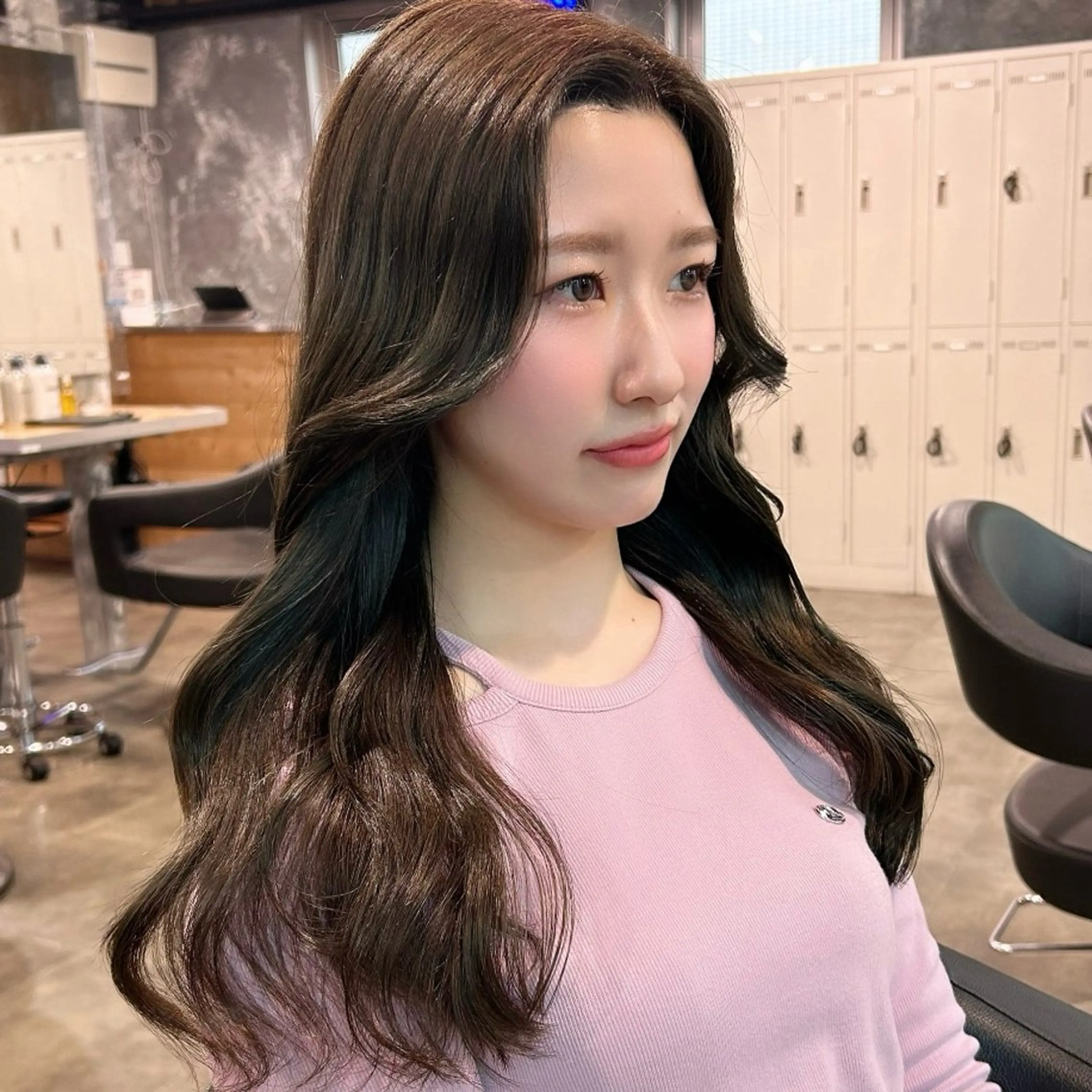 ロング カラー IS所属・横浜美容室/透明感 カラー/レイヤーのヘアスタイル
