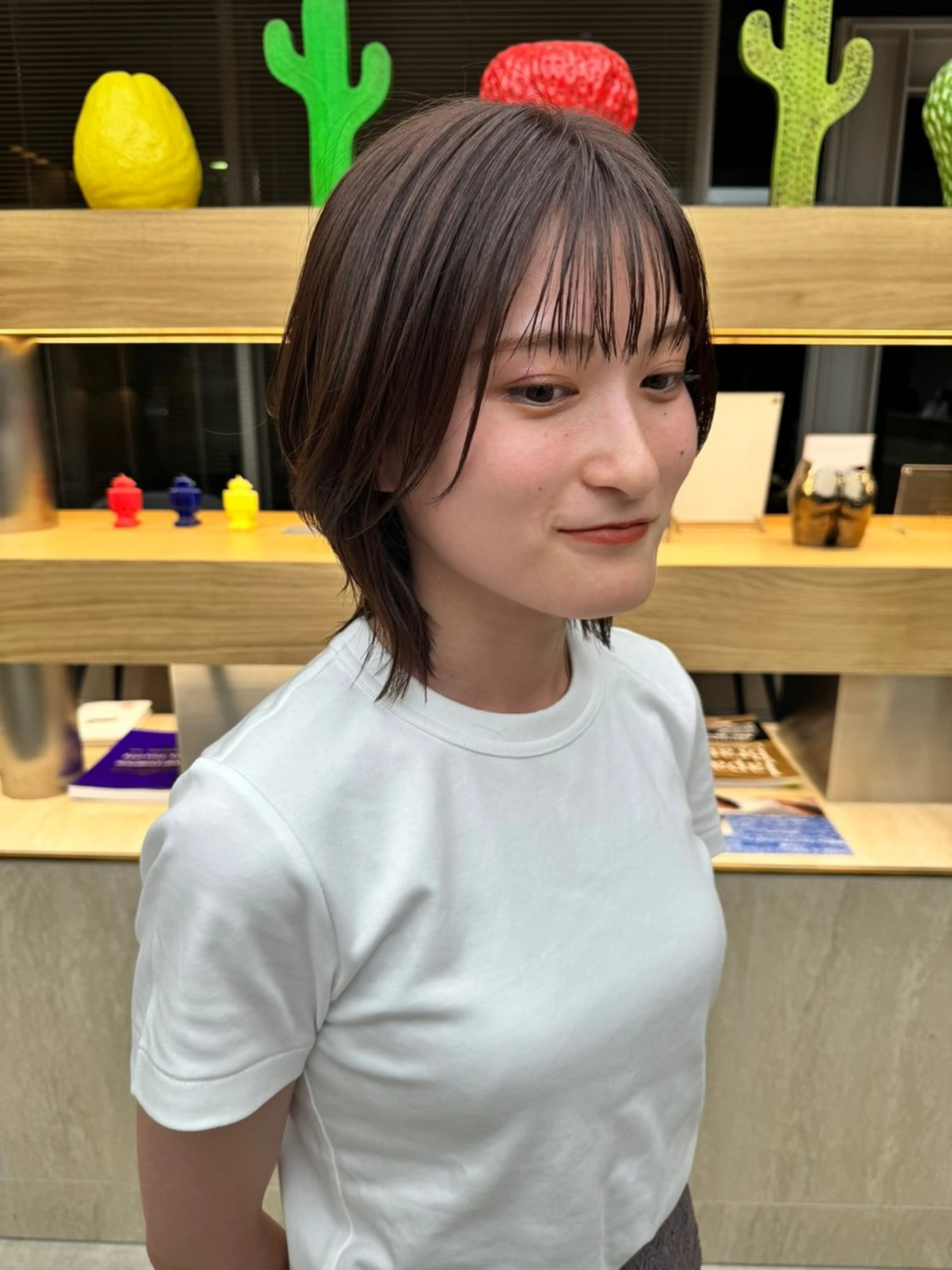 ブリーチなしダブルカラーの写真