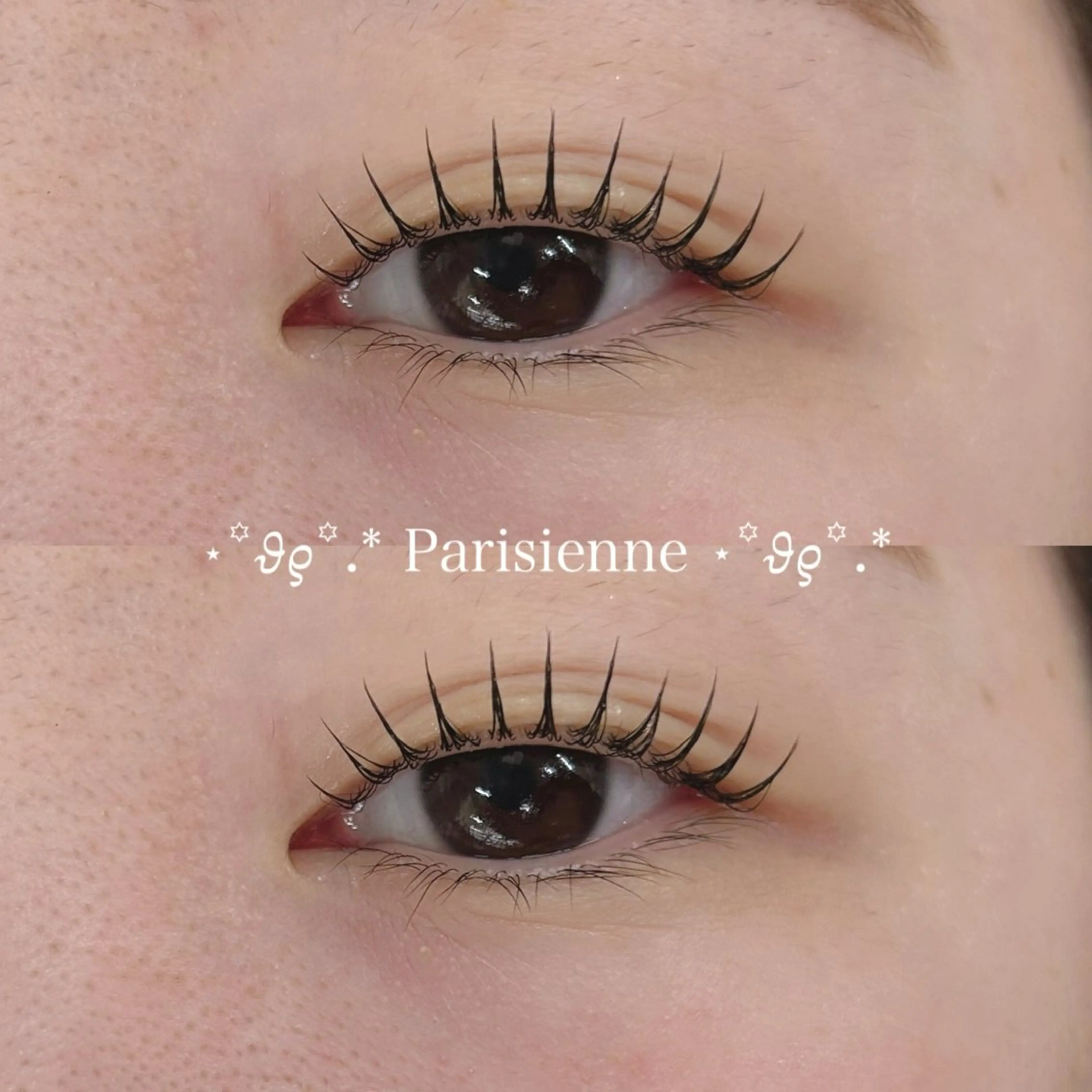 マツエク・マツパ 束感まつ毛 韓国風マツエク パリジェンヌラッシュリフト まつげパーマ 一重×まつ毛パーマ イトウ フウミのマツエク・マツパデザイン