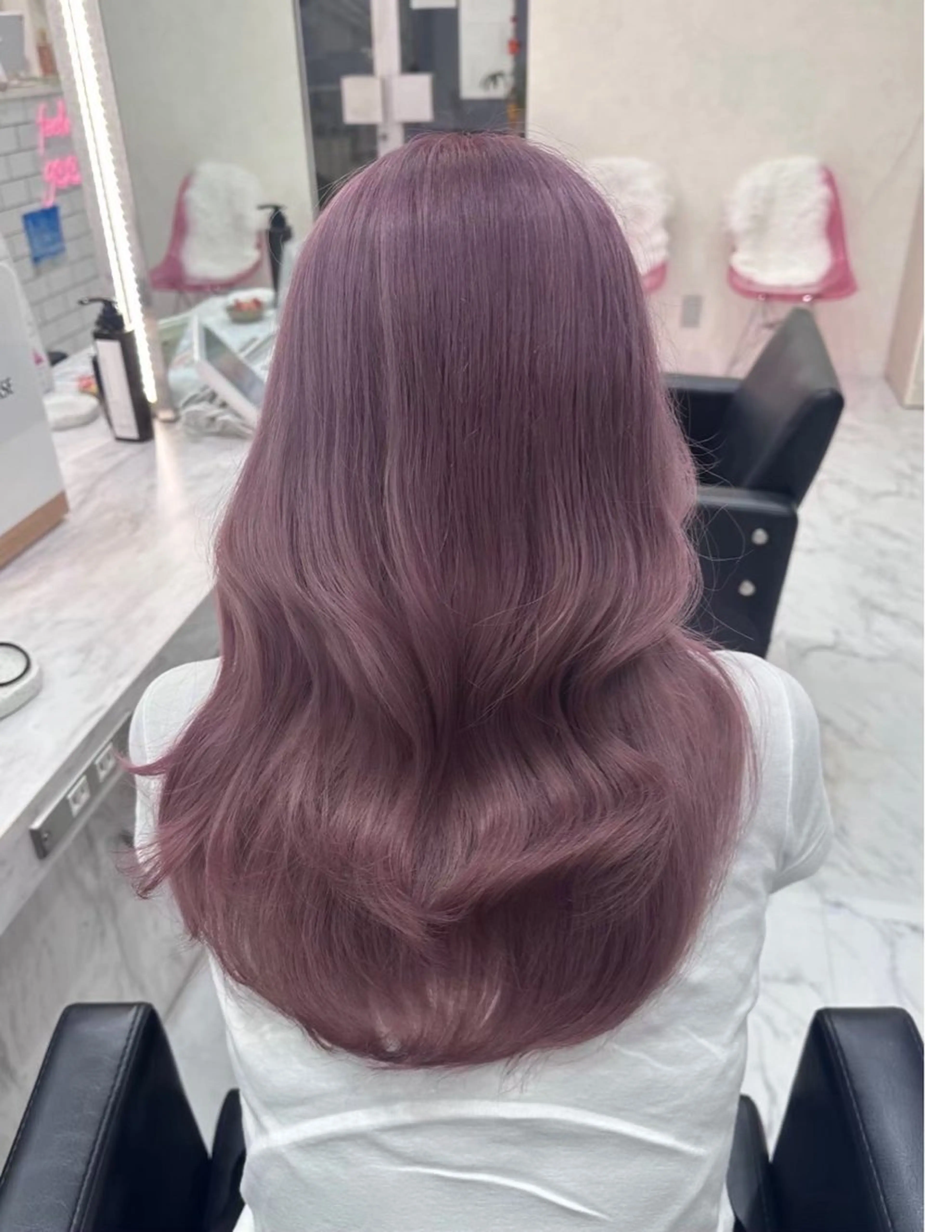 セミロング ヘアカラー 🐰透明感カラー 🎀/Miyuのヘアスタイル