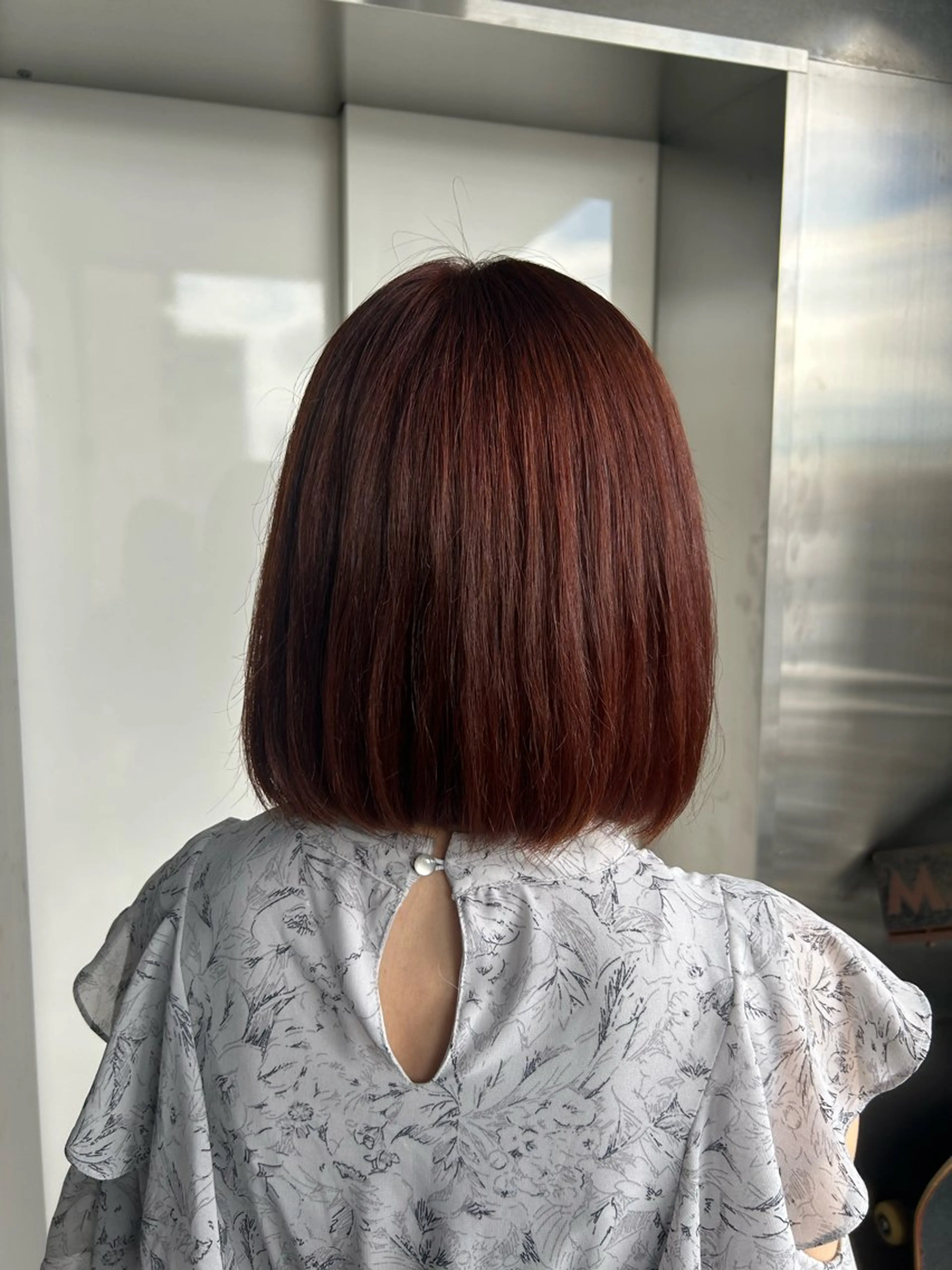 ショート カラー ブリーチ ブリーチなしカラー ヘアカラー トリートメント 滝本 和叶のヘアスタイル