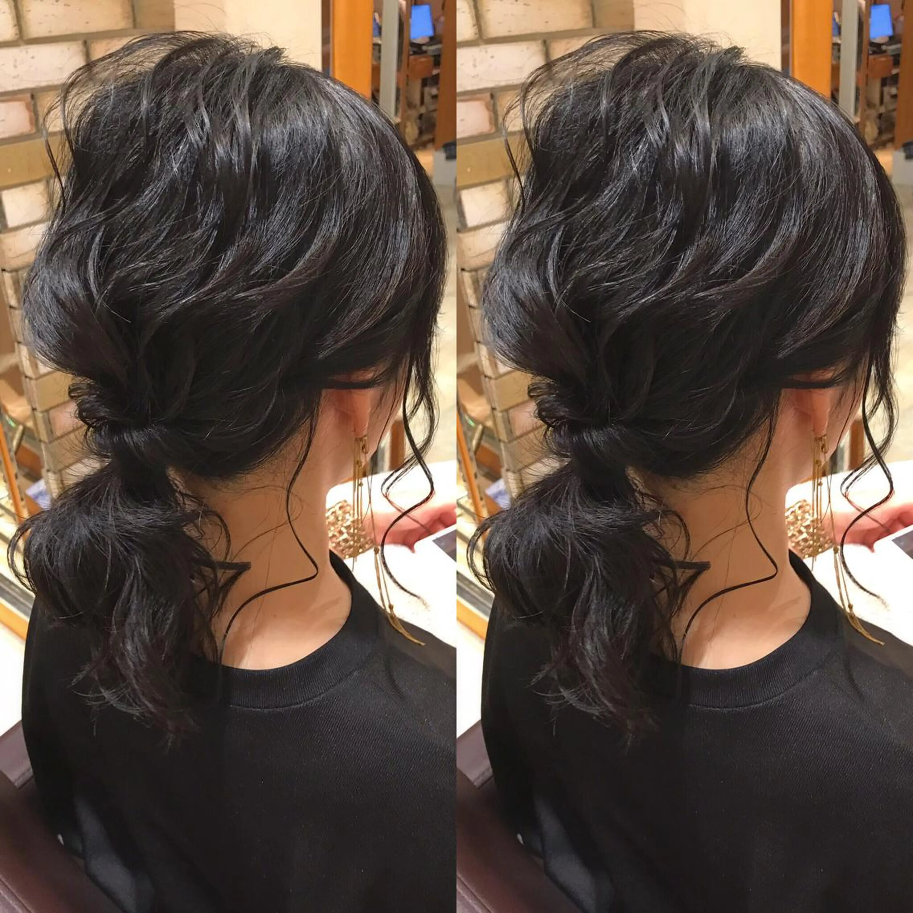 ヘアアレンジ 透明感カラー・ 髪質改善🩵イケダのヘアスタイル