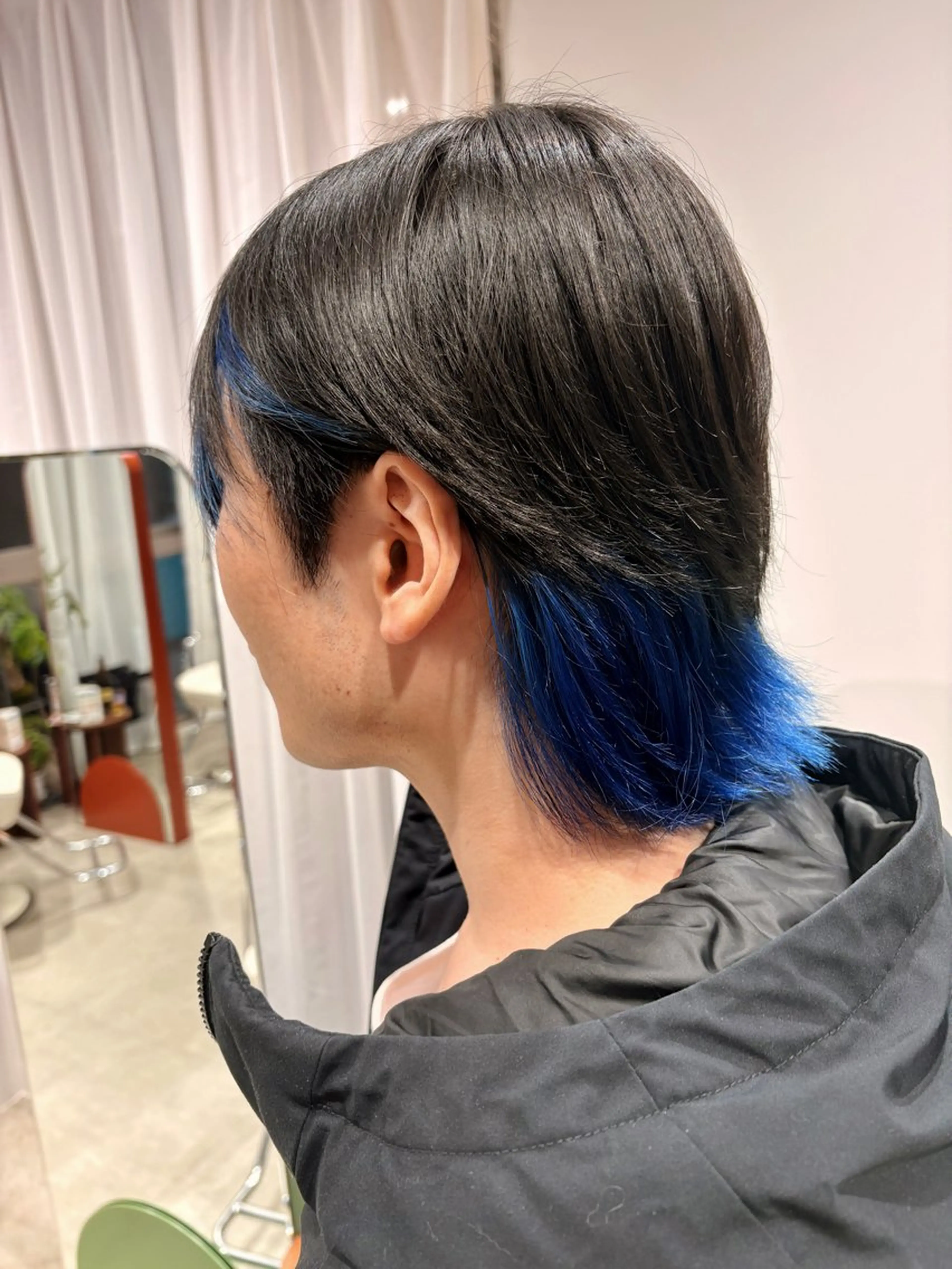 ミディアム カラー メンズ カット ヘアカラー Yin Yang 下北沢所属・エイヤ/メンズパーマ 🪮/カラー🌈のヘアスタイル