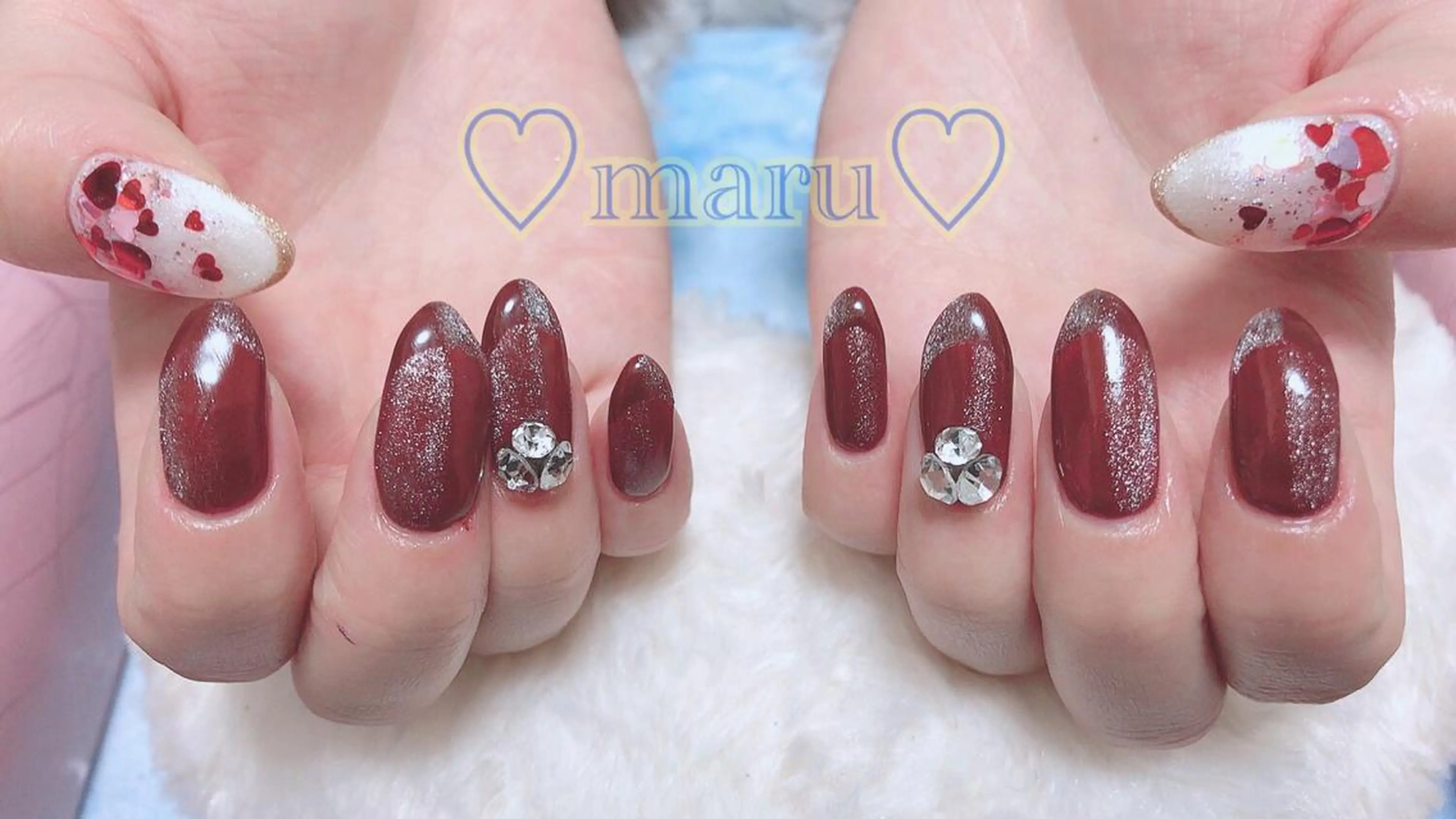ネイル ハンドネイル フットネイル まるみ ♡のネイルデザイン