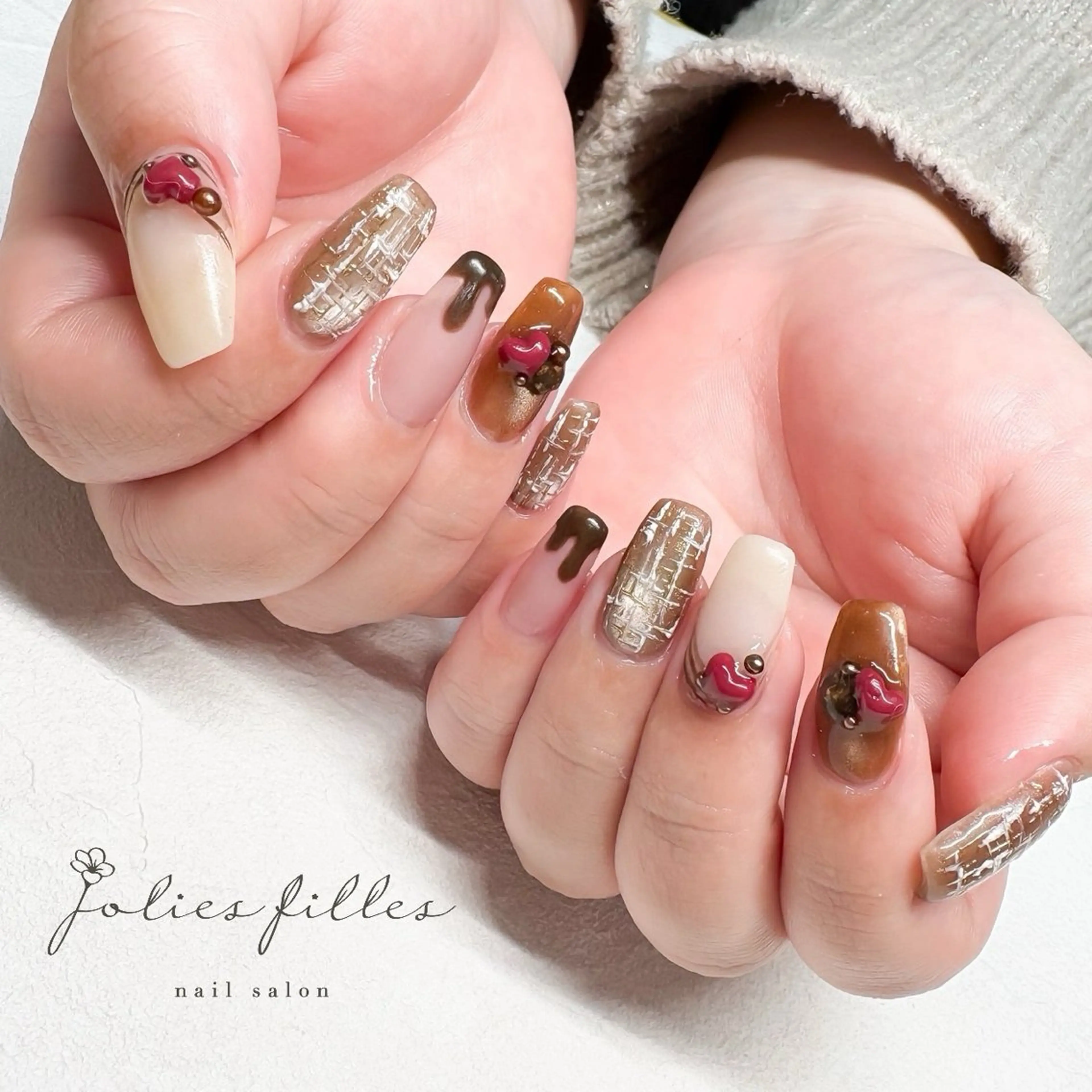 ネイル ハンドネイル ジョリフィーユ 長谷川のネイルデザイン