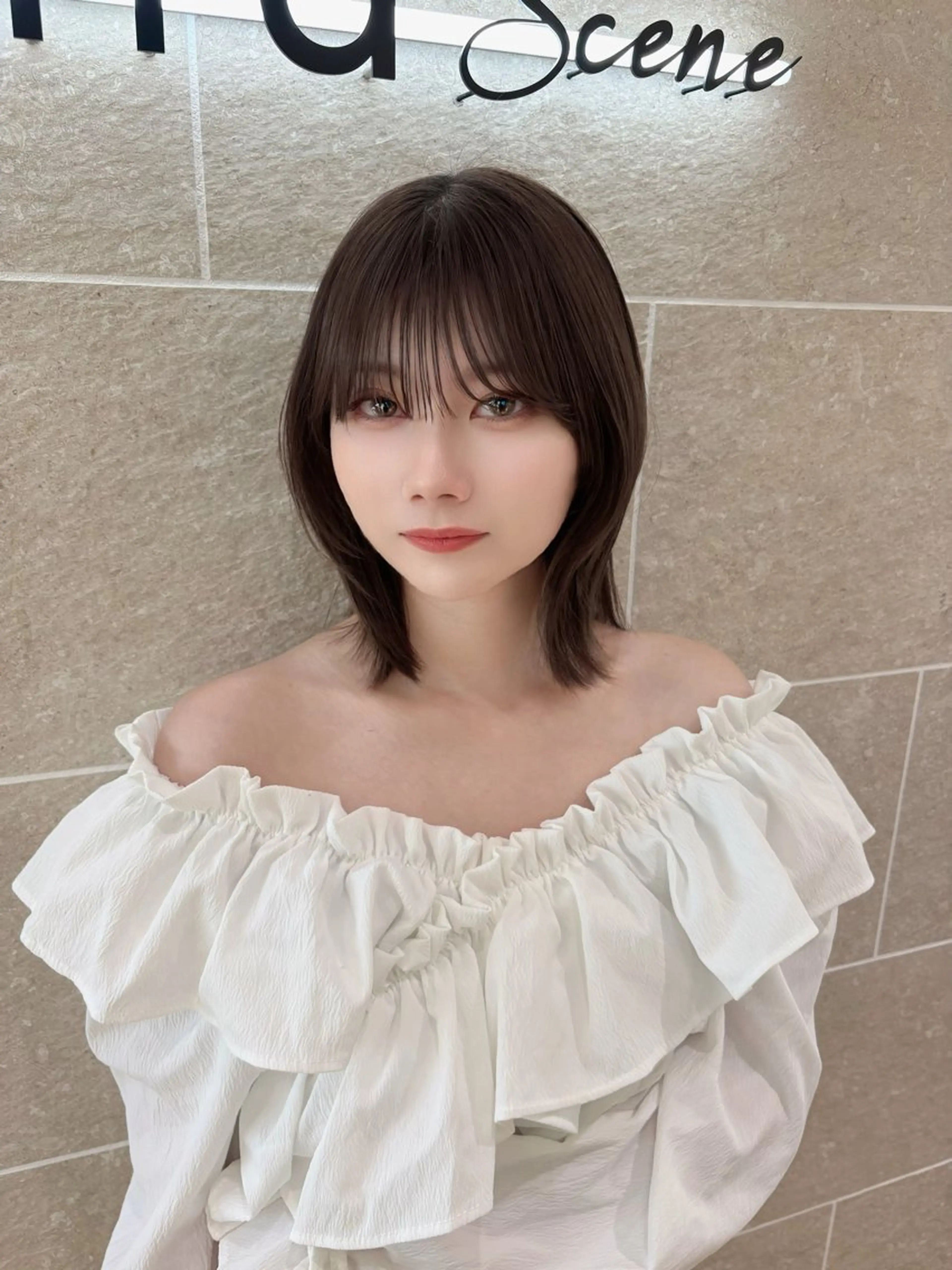 ショート ボブ 似合わせカット sand clear横浜本店所属・似合わせレイヤー🌟 巻ける縮毛矯正みつきのヘアスタイル