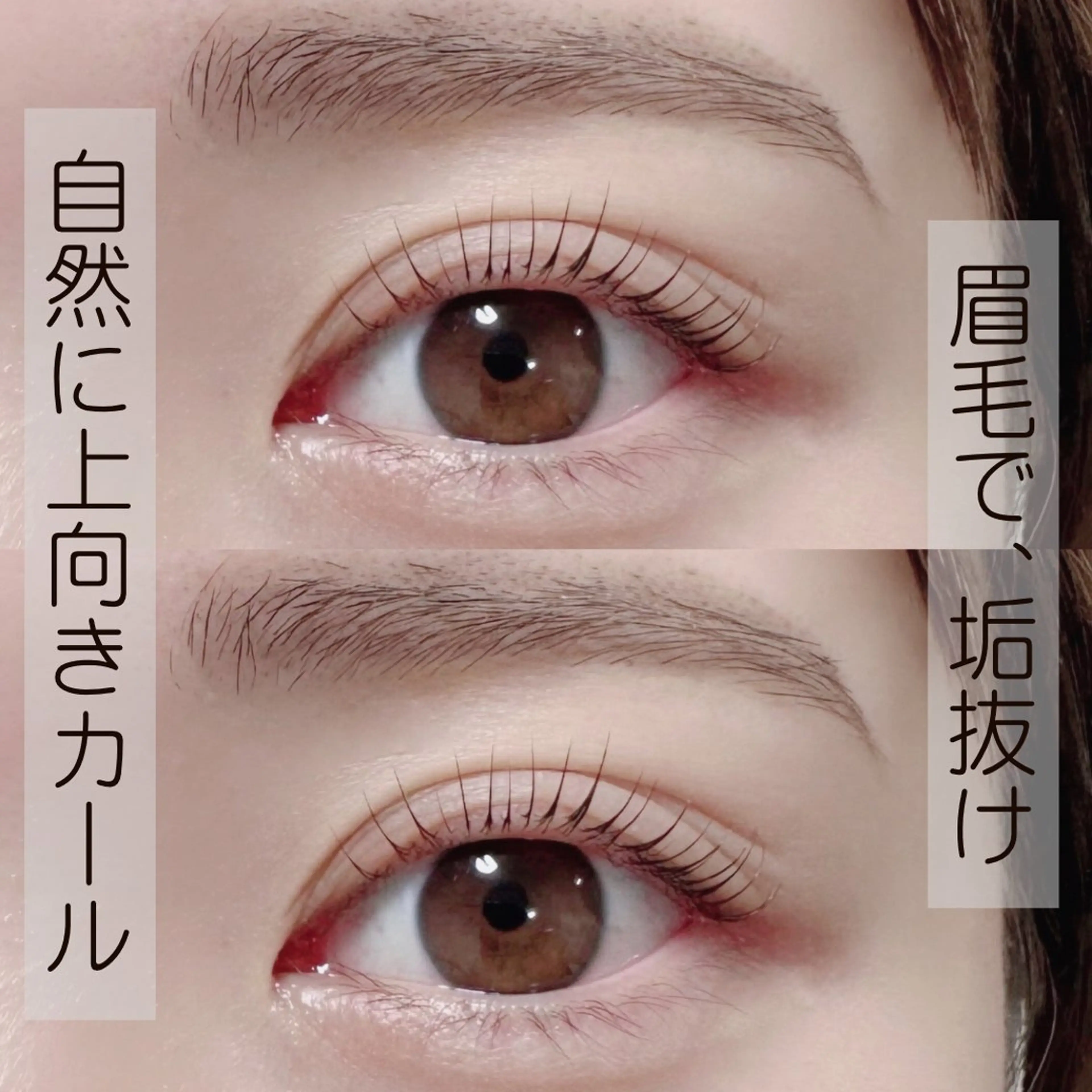 【同時施術】まつ毛パーマ＋アイブロウワックス¥6,600/土日祝＋¥1,100の写真