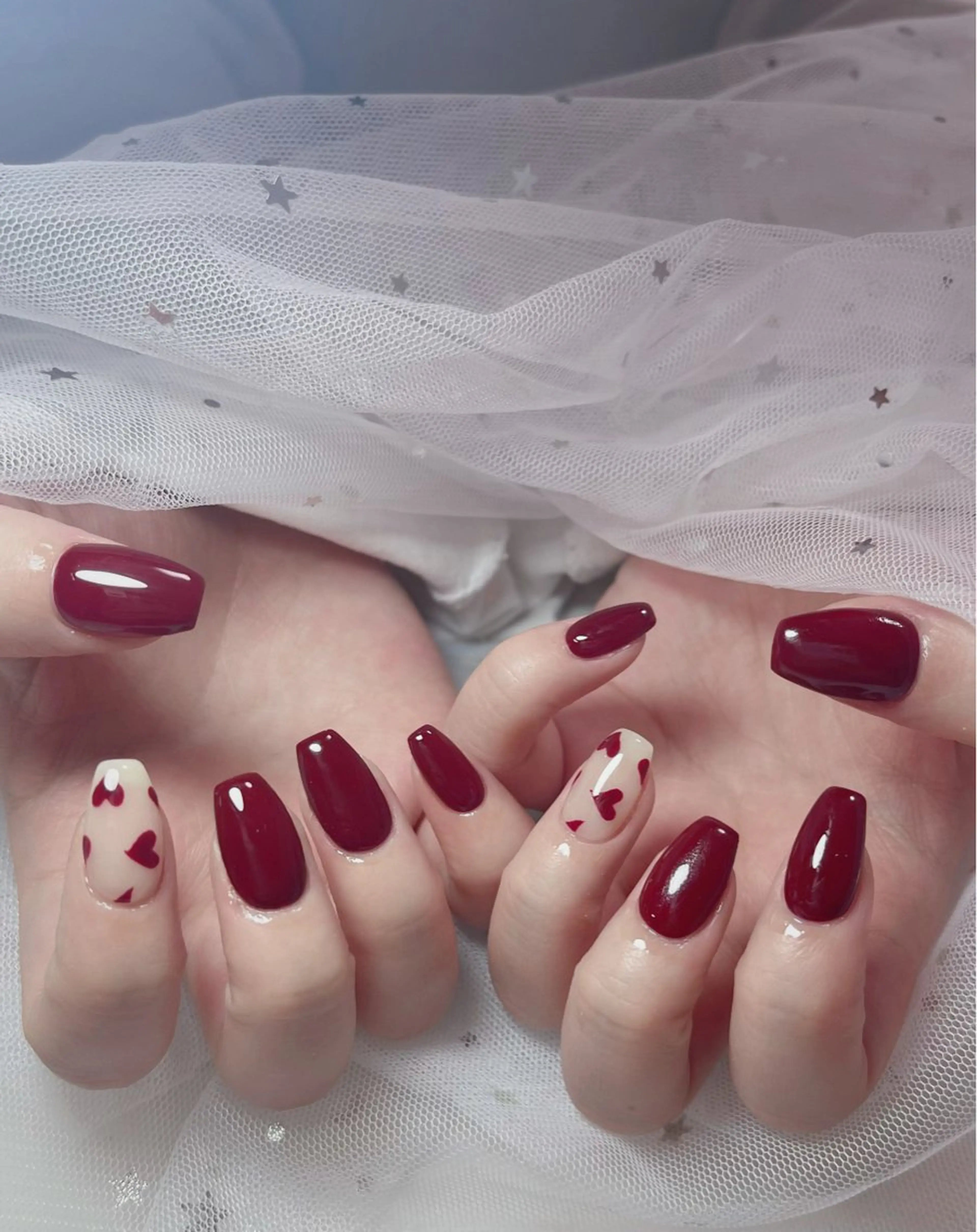 ネイル オーロラネイル 長さ出し フットネイル 韓国ネイル ラメ(グリッター) 👍thumbs up nail👍のネイルデザイン