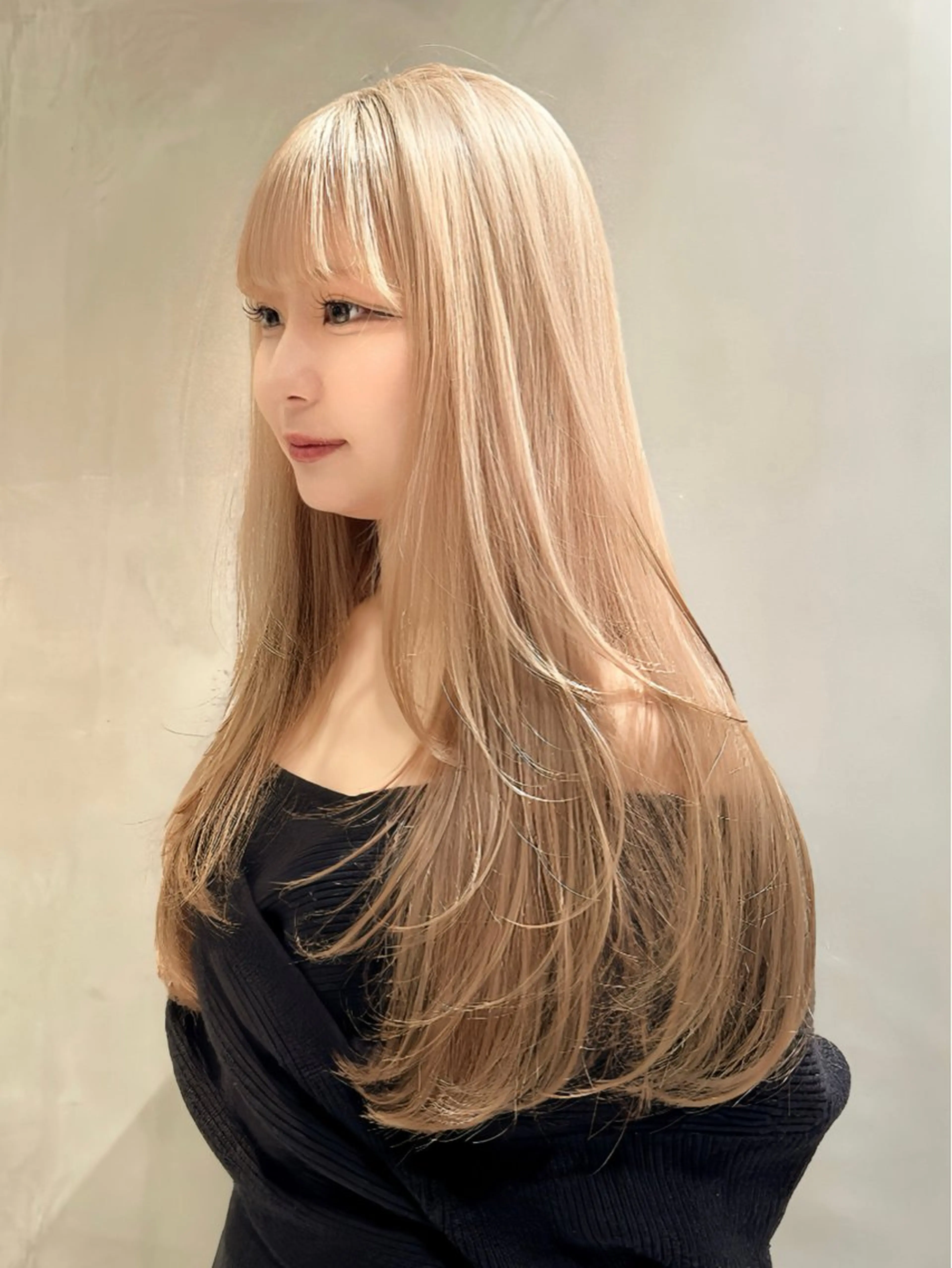 ロング レイヤーカット カット ヘアカラー トリートメント 🥇KEN /レイヤー/艶カラーのヘアスタイル