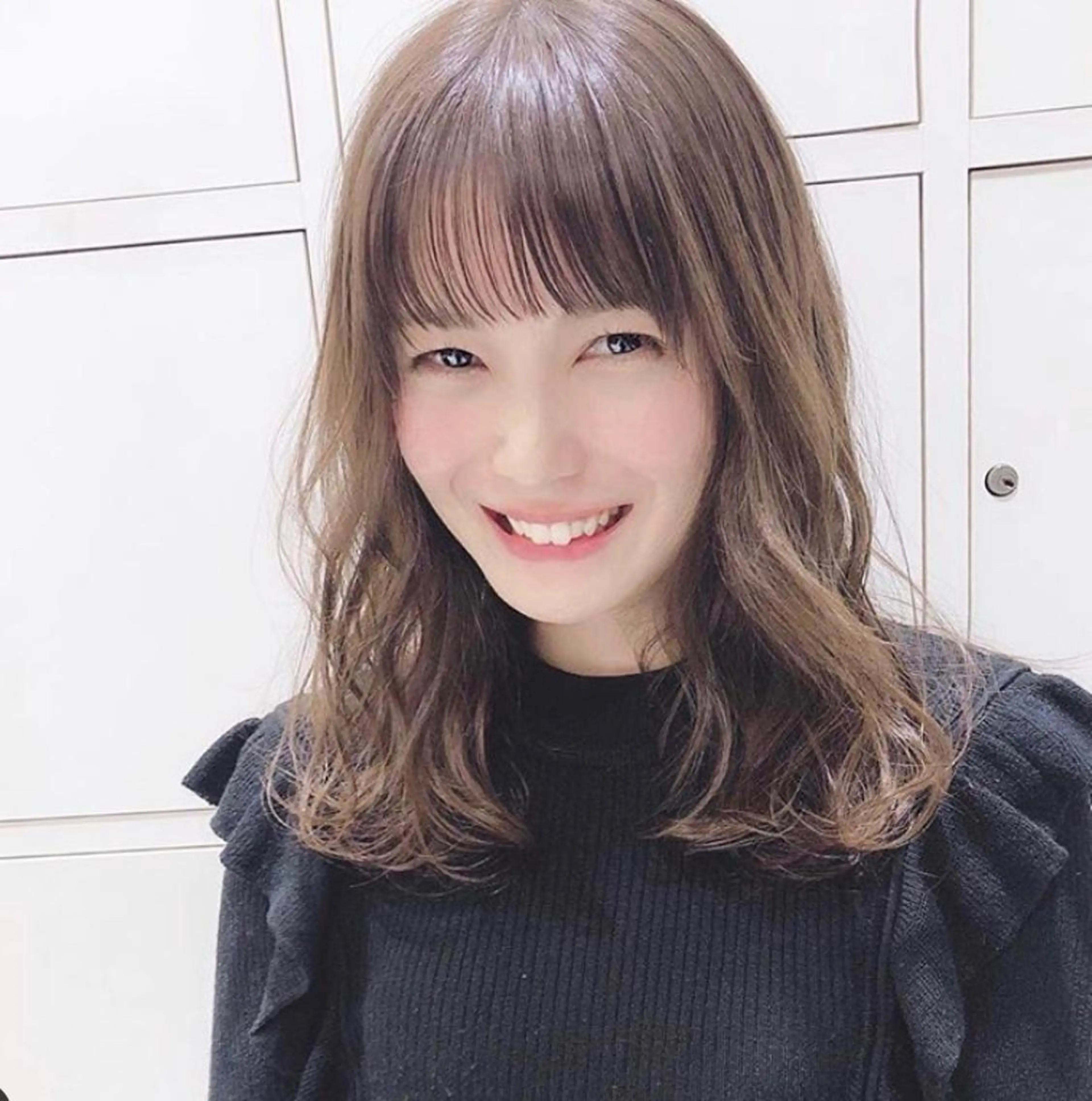 ロング 🦋ミルクティーベー ジュ🦋mayukiのヘアスタイル