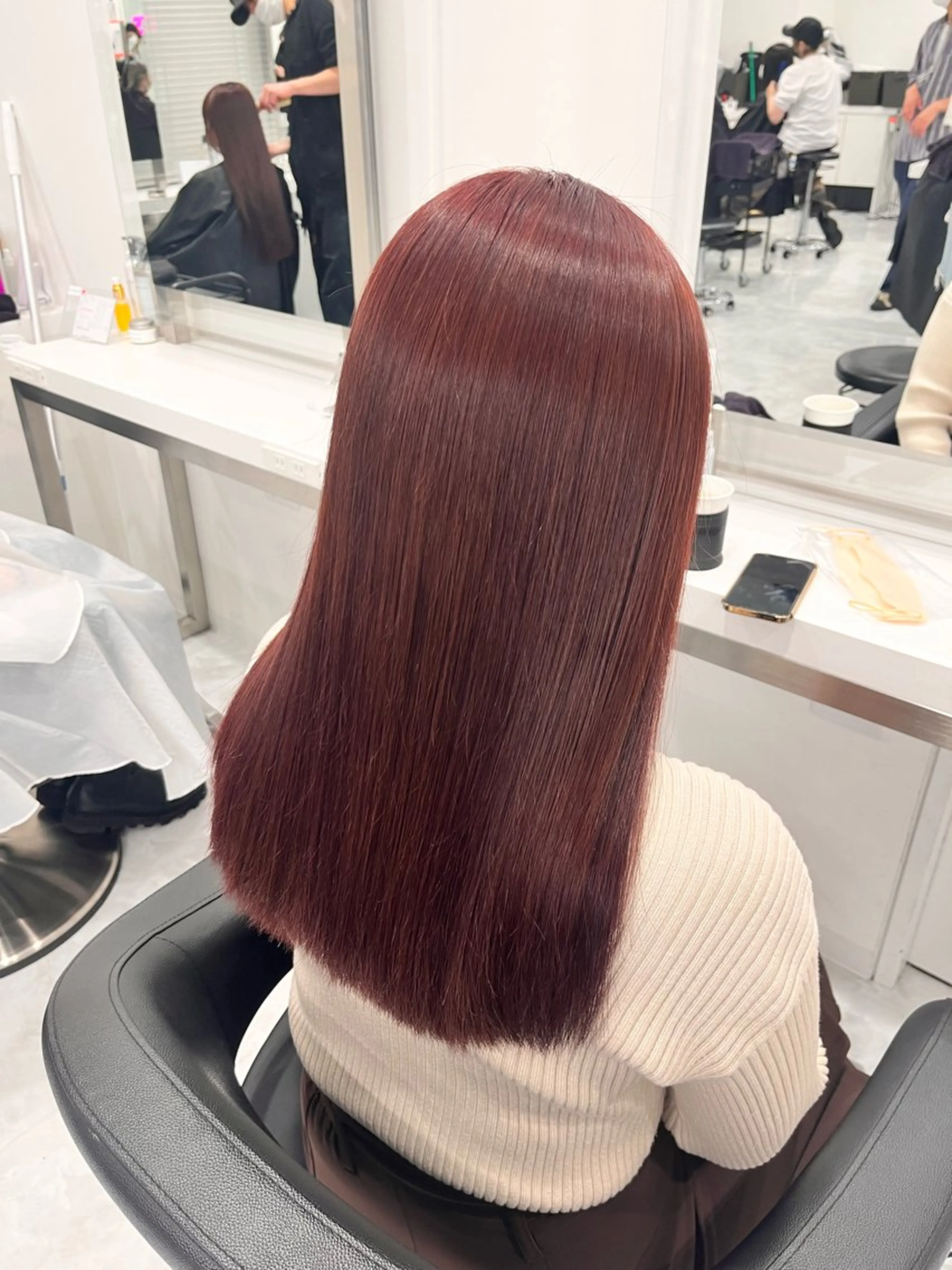 ロング ヘアカラー お洒落暖色 🍒AOI🍒のヘアスタイル