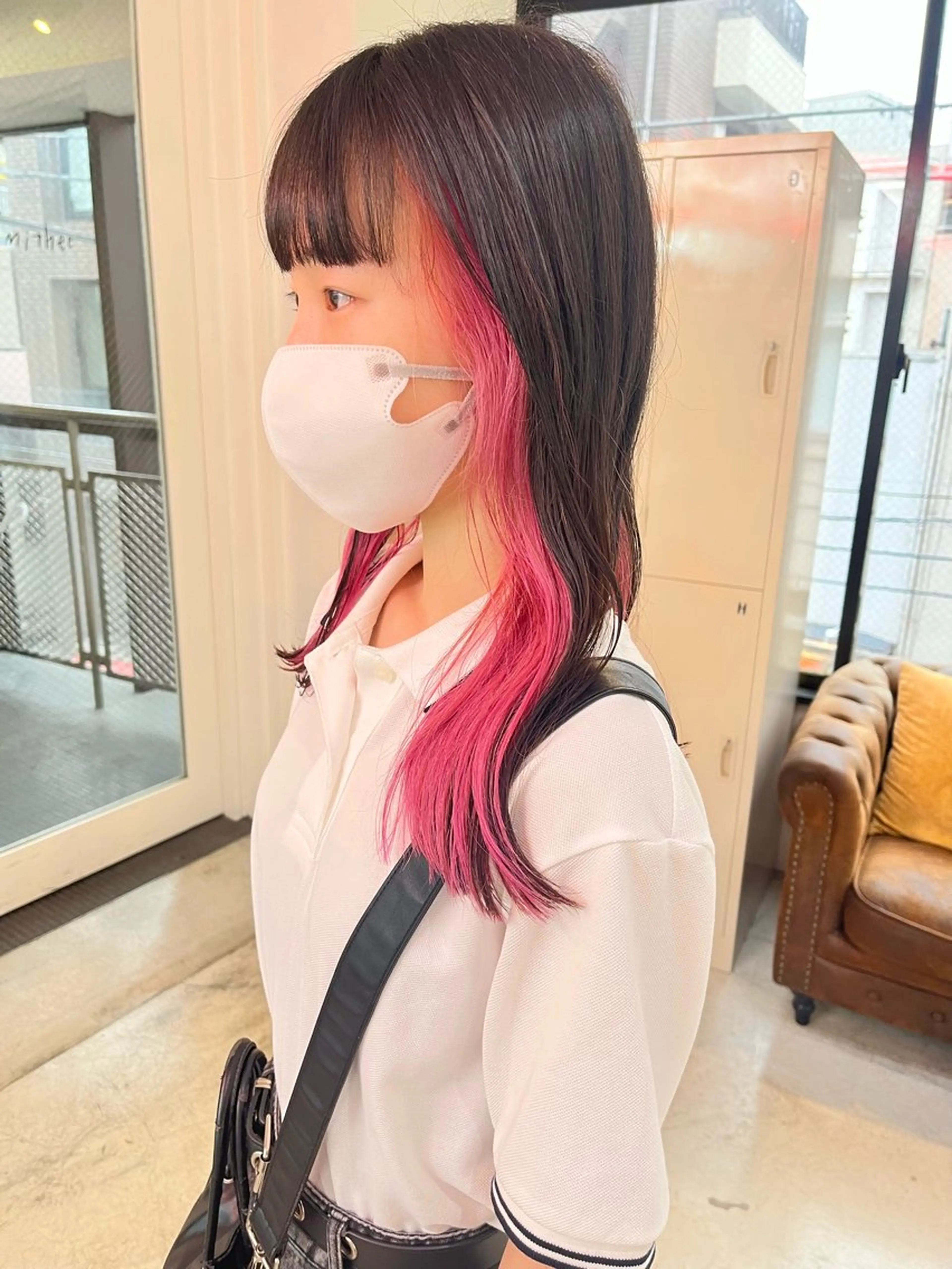 ロング カラー 透明感/血色カラー/ 似合せレイヤー/ゆいのヘアスタイル