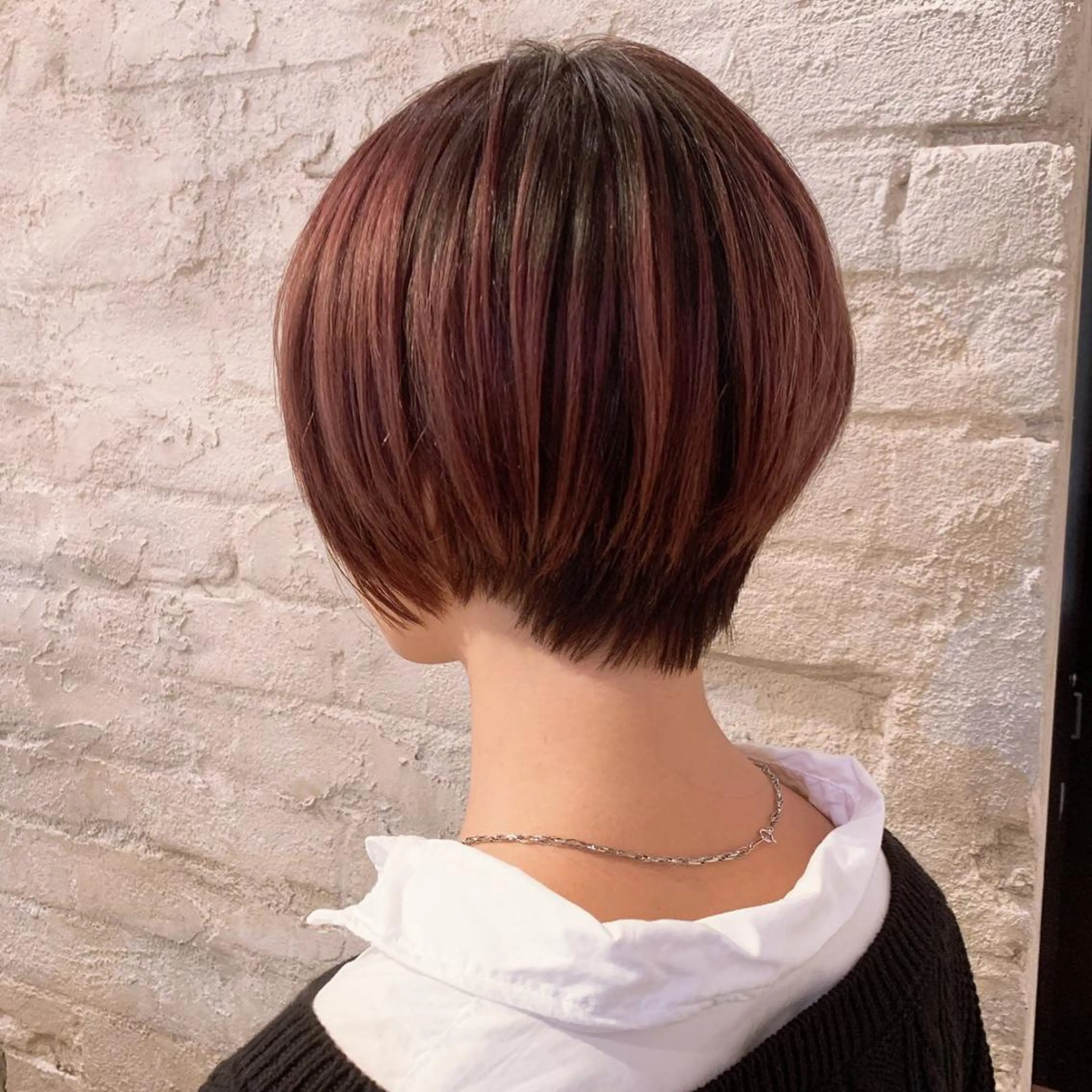 ショート パーマ ボブ くびれヘア ショートヘア 銀座No.1髪質改善 縮毛矯正/本木のヘアスタイル