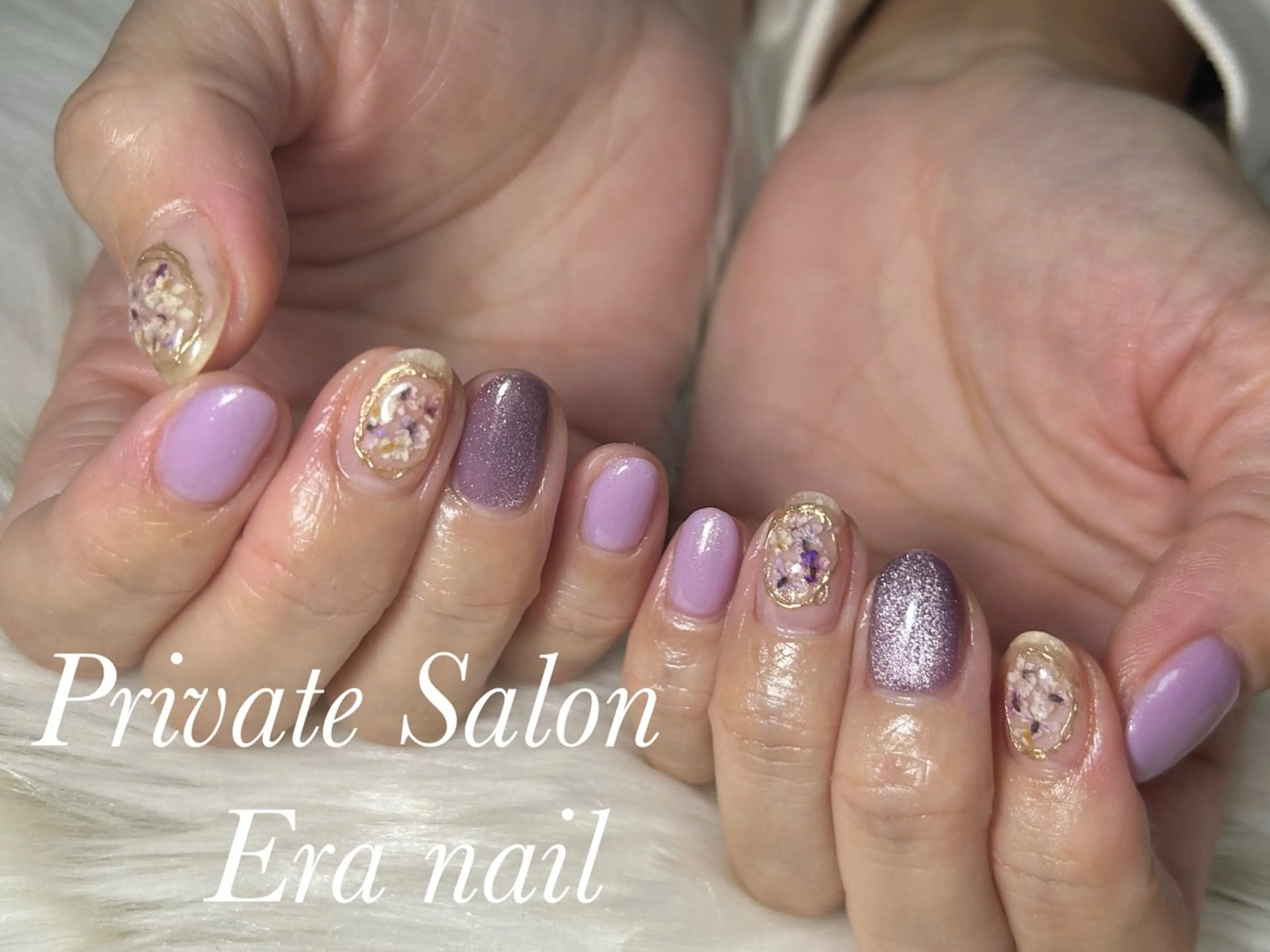 ネイル フラワーネイル 持ち込み ハンドネイル Era nailのネイルデザイン