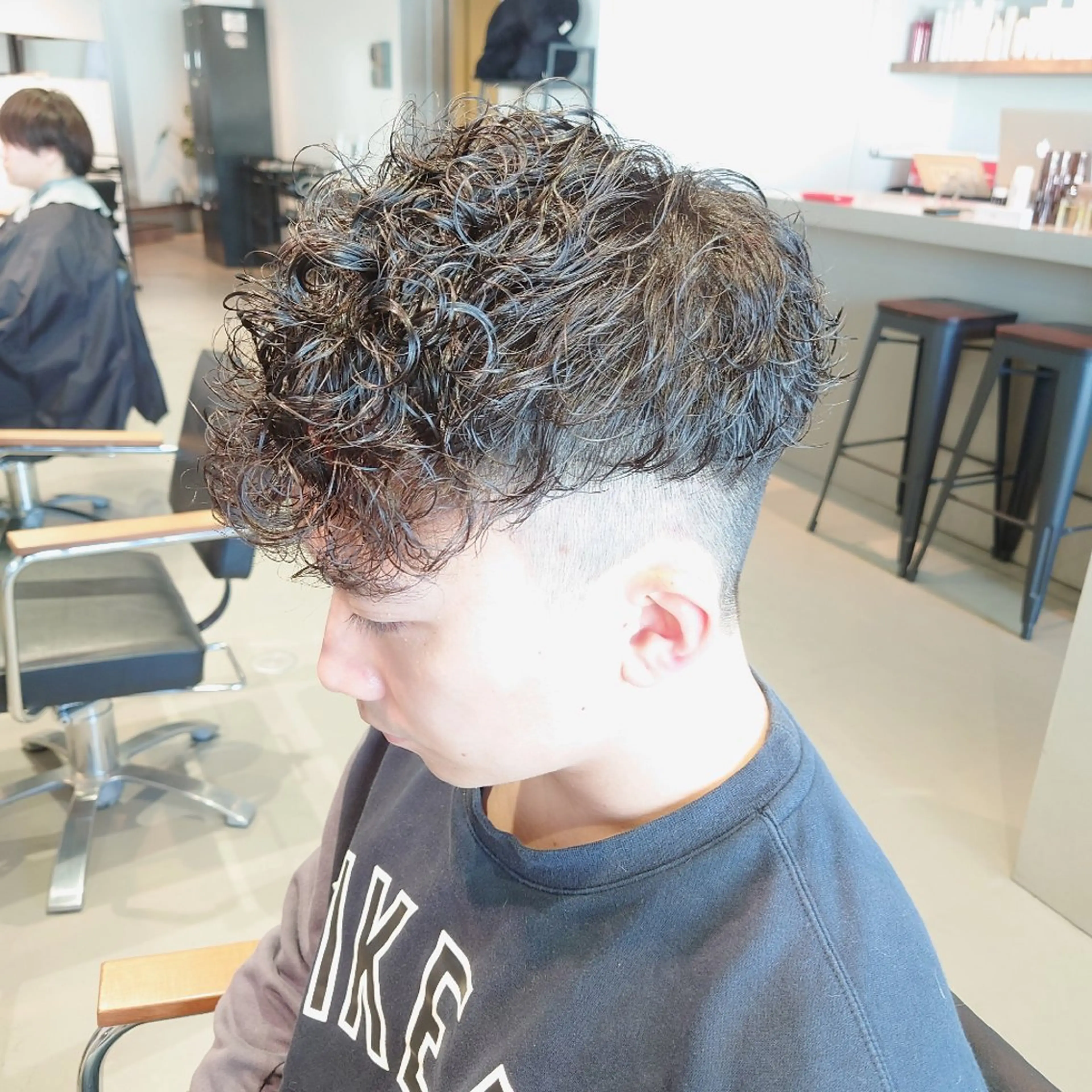 【メンズカット】+【スペインカール】の写真