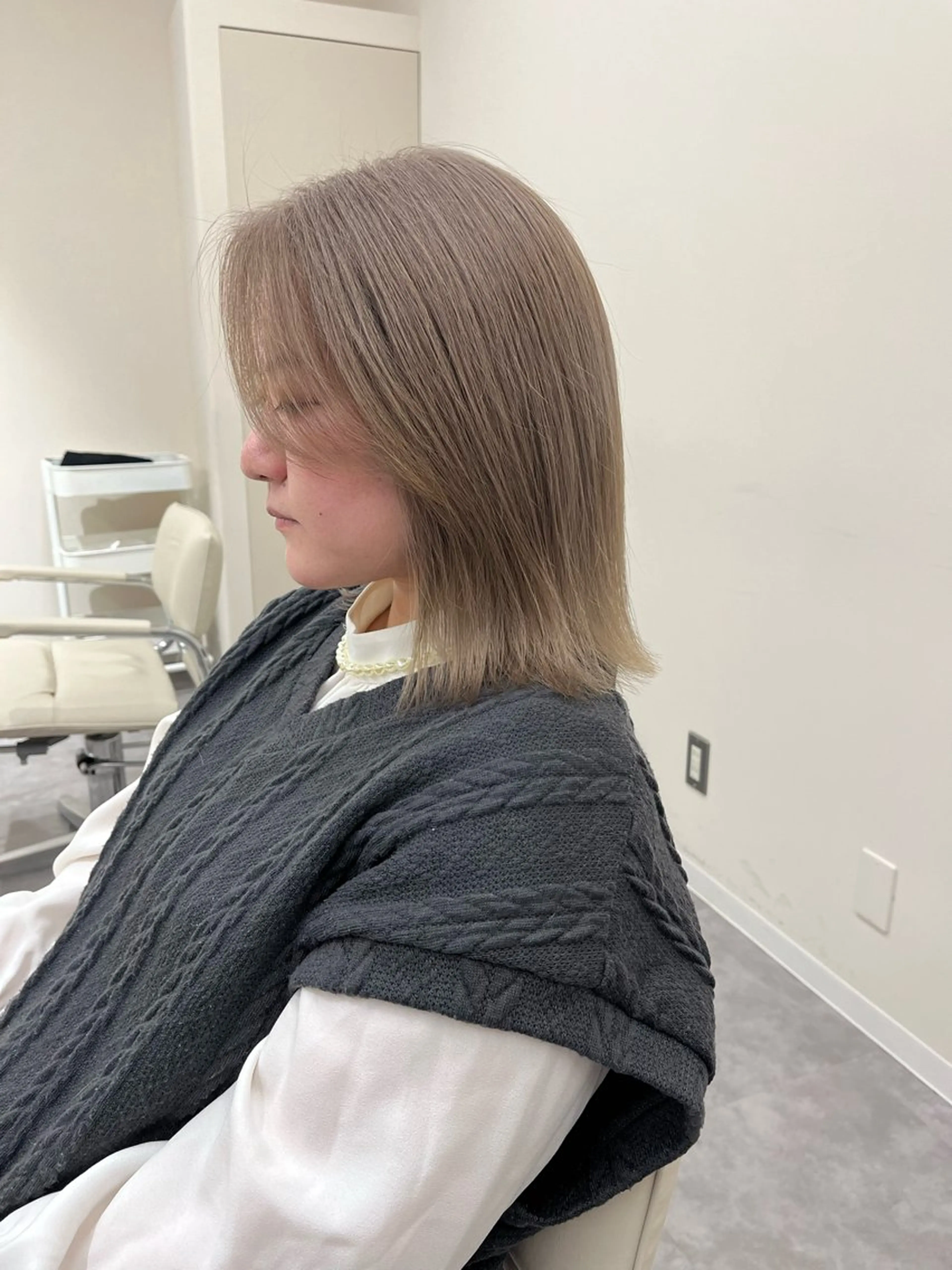 ミディアム ヘアカラー トリートメント baton  hair salon所属・✽透明感ｶﾗｰ ✽ 🍆那須ももこ🍑のヘアスタイル