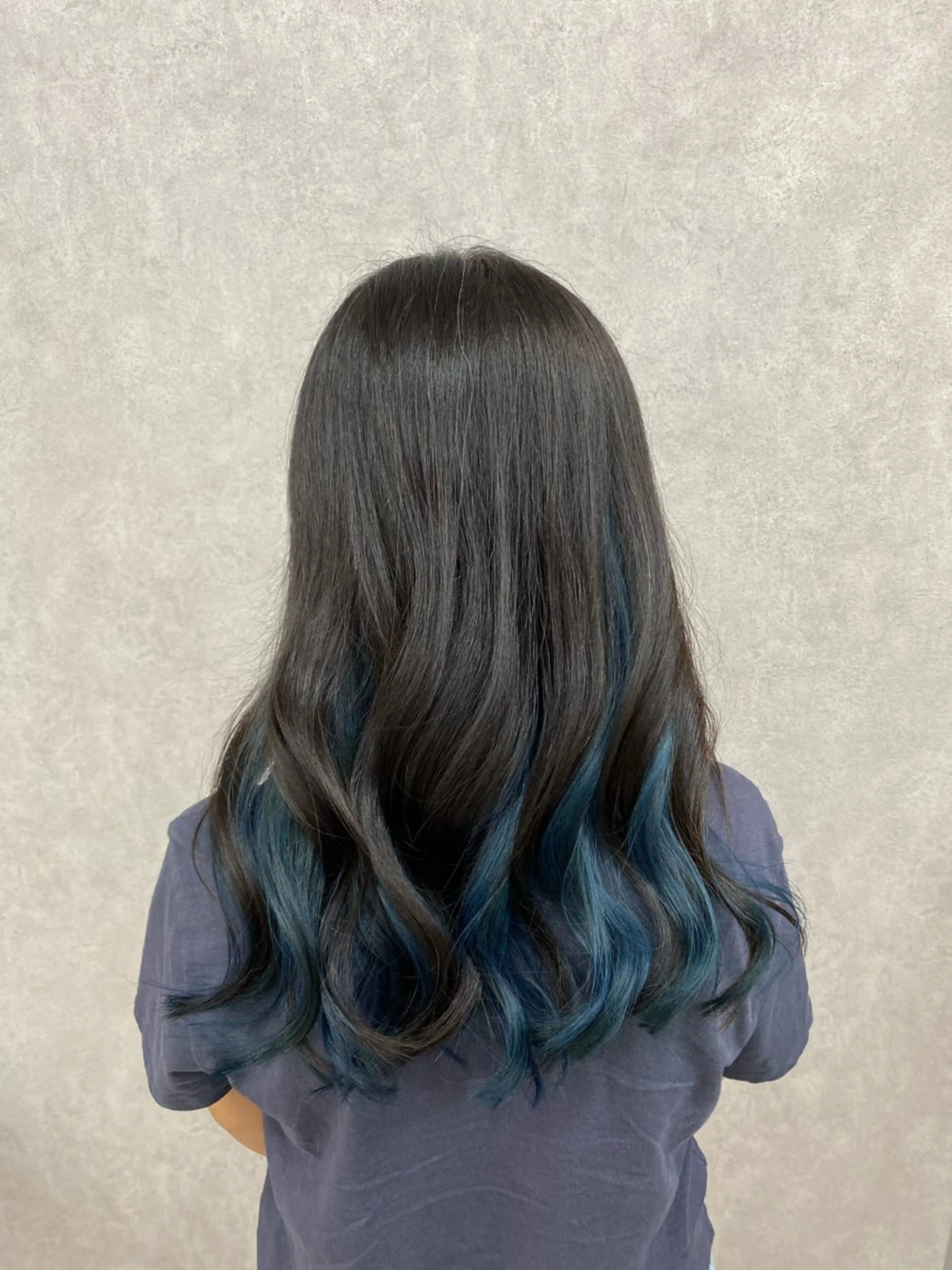 ロング ヘアカラー トリートメント 🩶西 雪乃/透明感 くすみカラー🫧のヘアスタイル