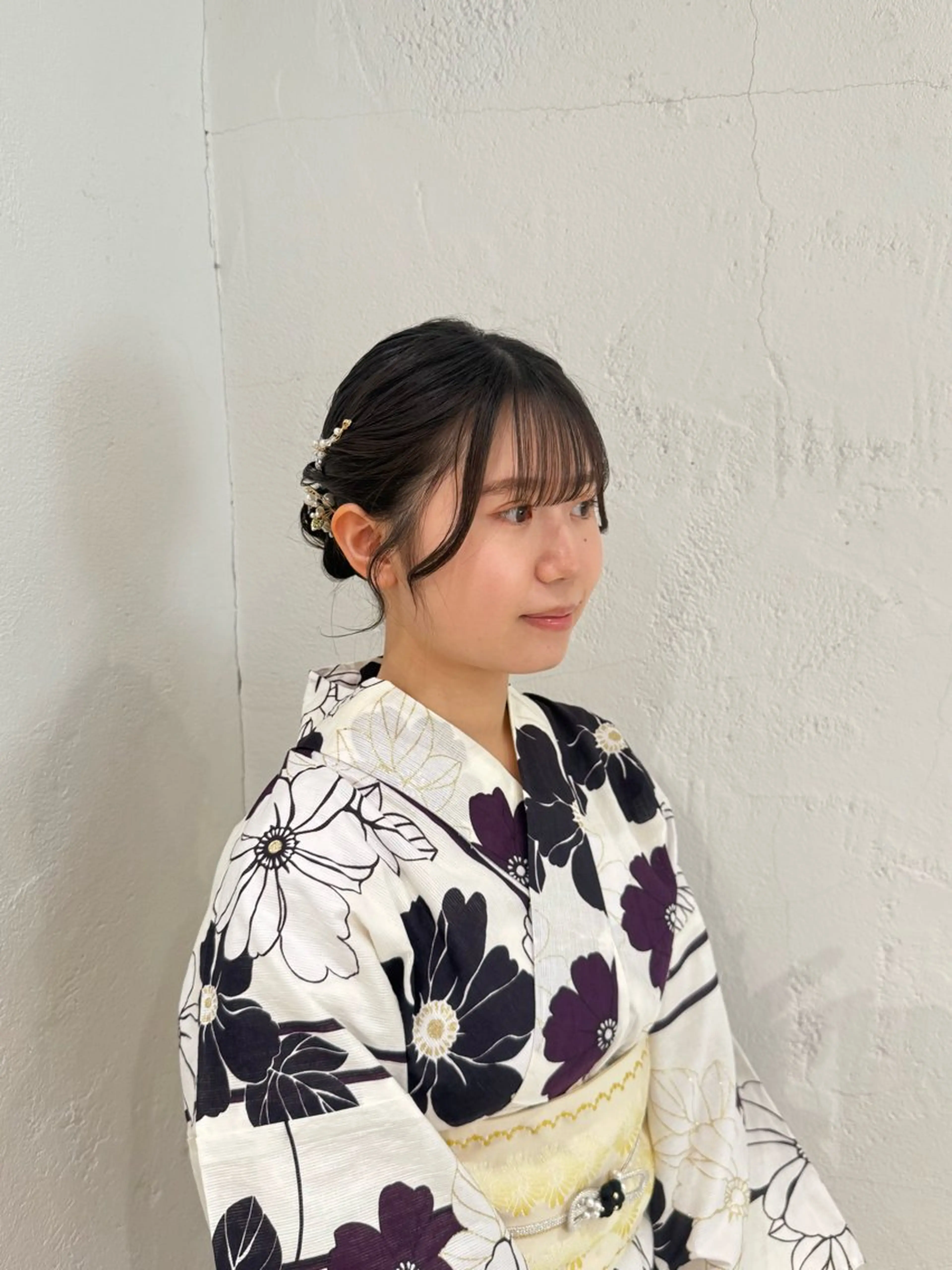 ヘアアレンジ 着付け 透明感カラー/ アレンジ✩akaneのヘアスタイル