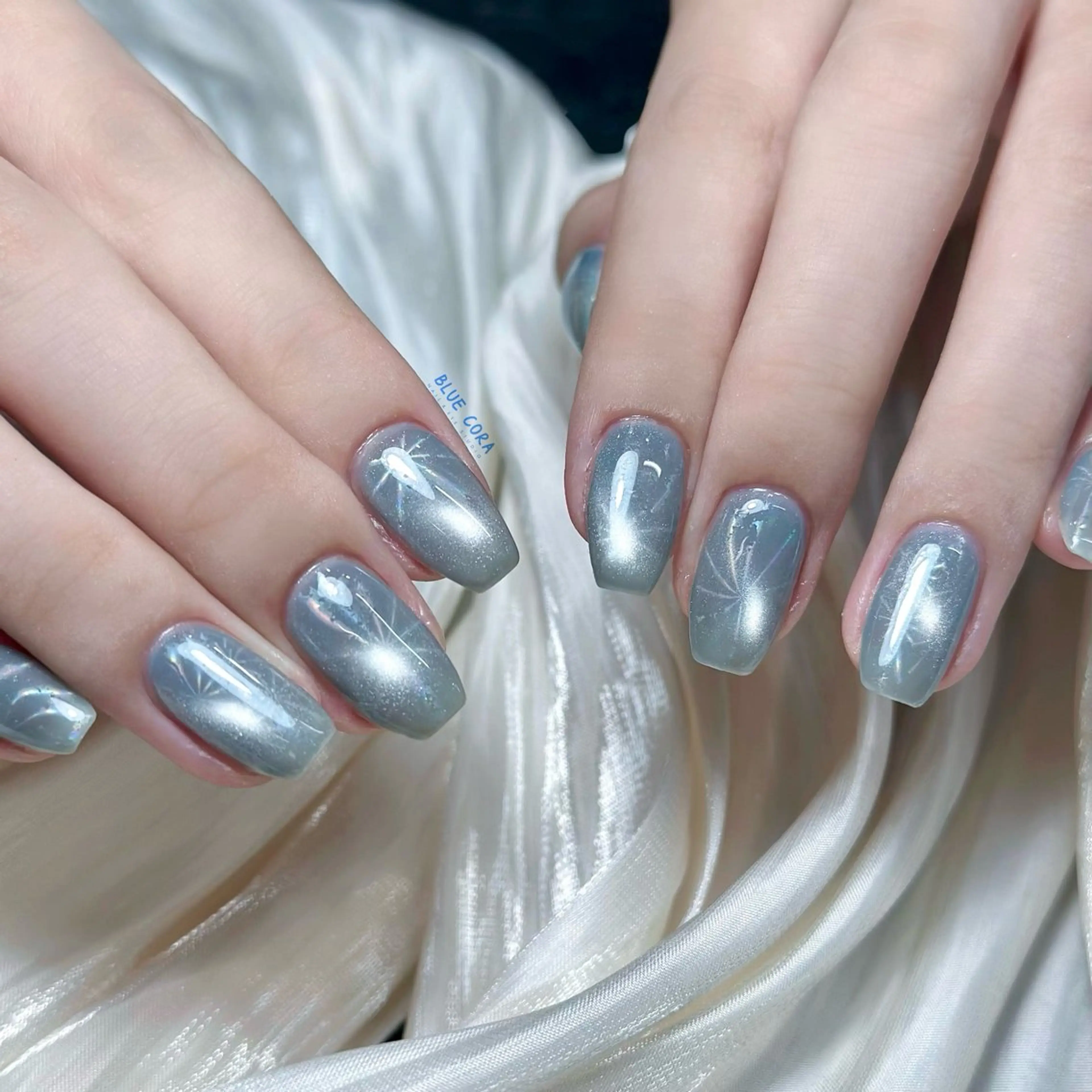 ネイル クリアネイル ハンドネイル ハンドケア BLUE CORA所属・BLUE CORAのネイルデザイン