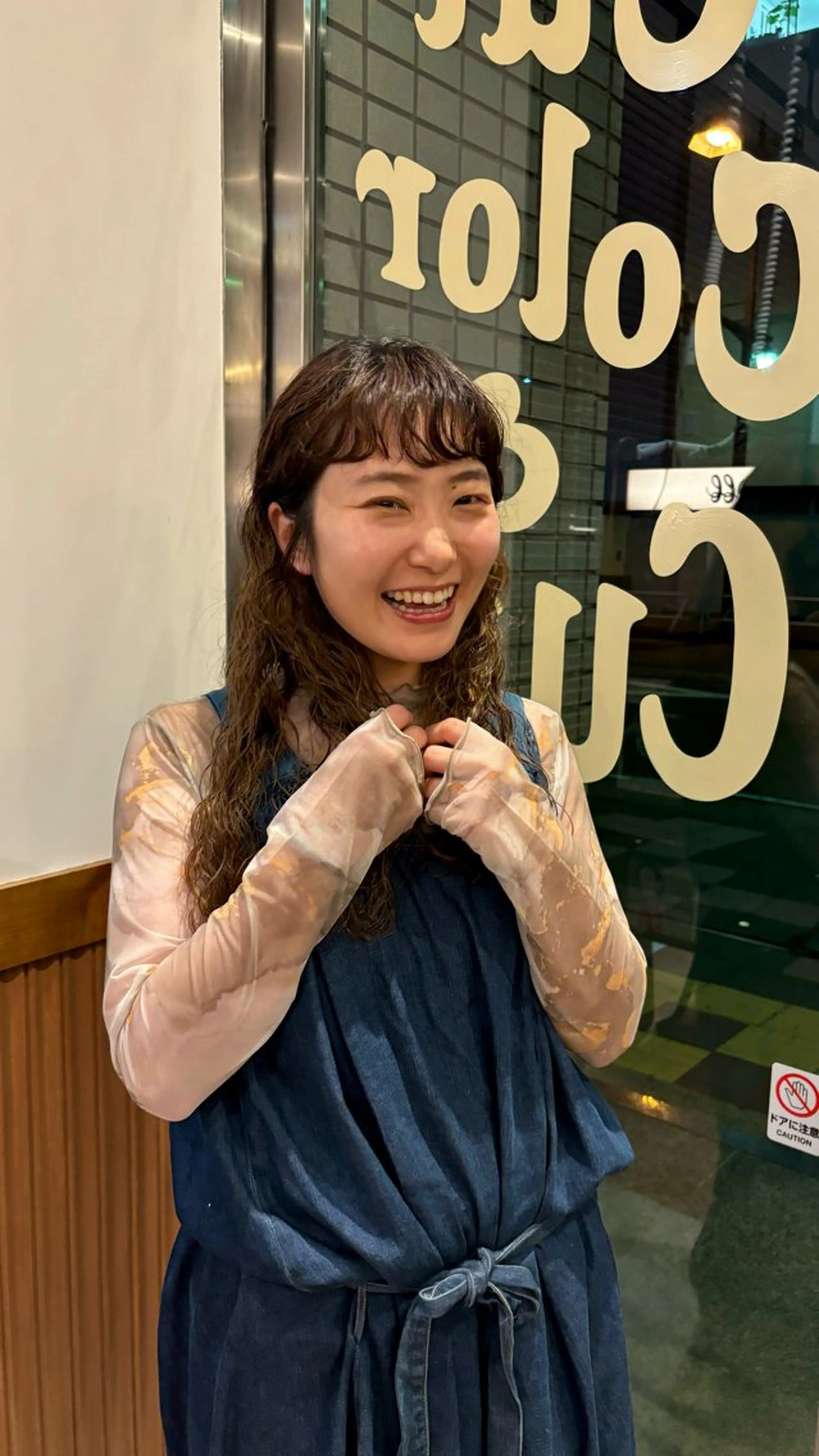 ロング パーマ ロング SASAnagano 堀内未梨のヘアスタイル