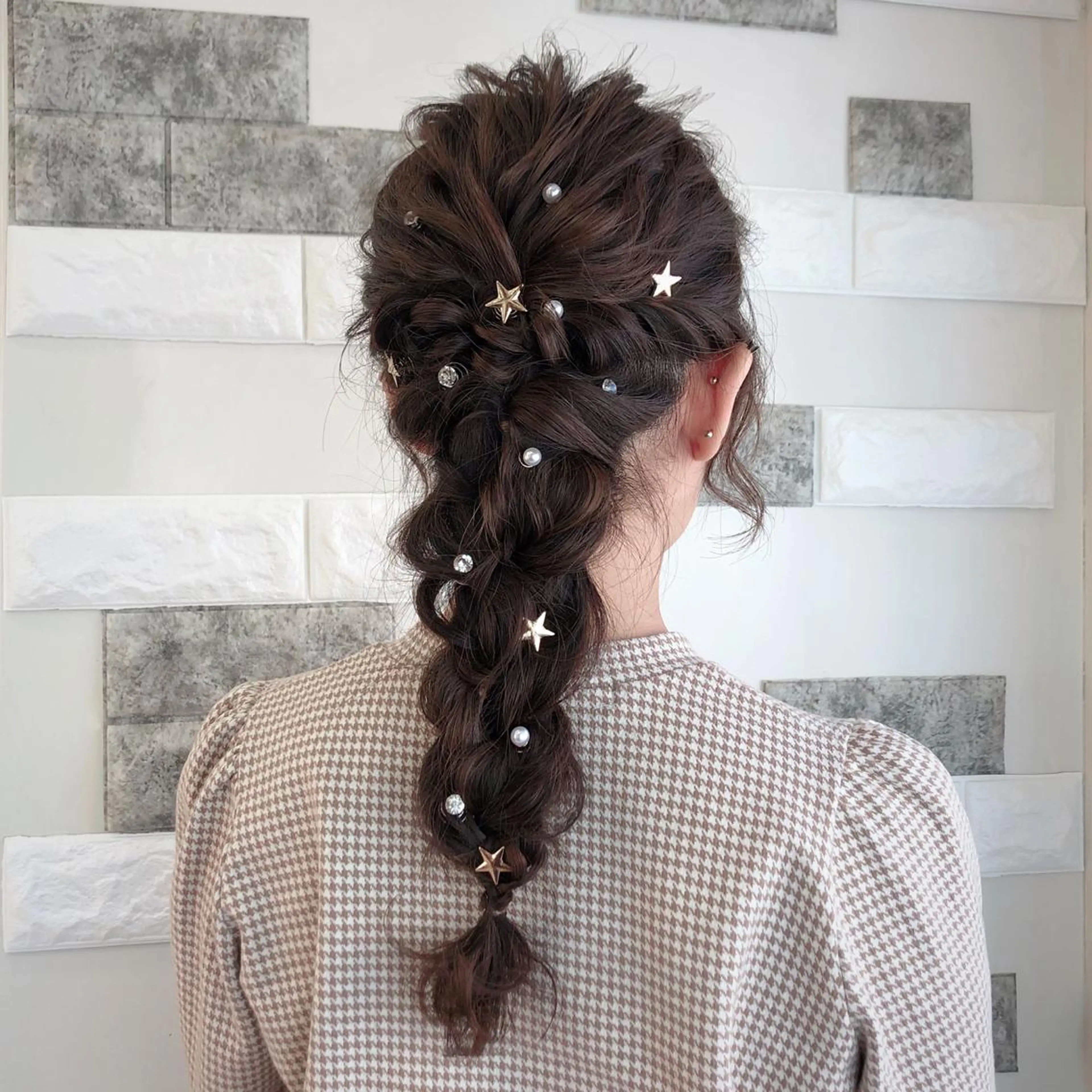 圧倒的支持率♔.ﾟ結婚式/二次会/お呼ばれ/ナイトワーク/女子会/デート/普段のおでかけ前にも🦄💜【ヘアアレンジ】の写真