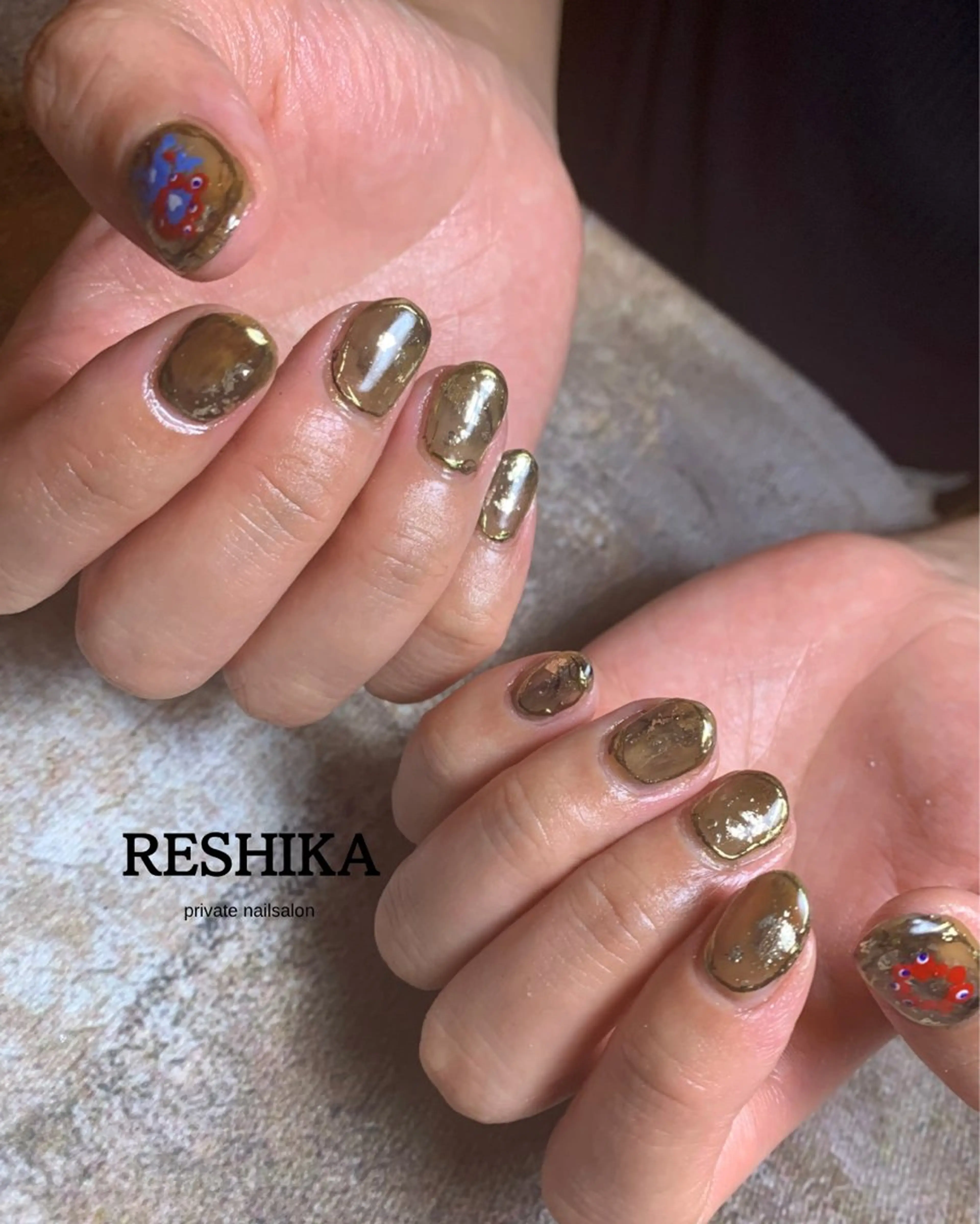 ネイル アートネイル 春ネイル m mのネイルデザイン