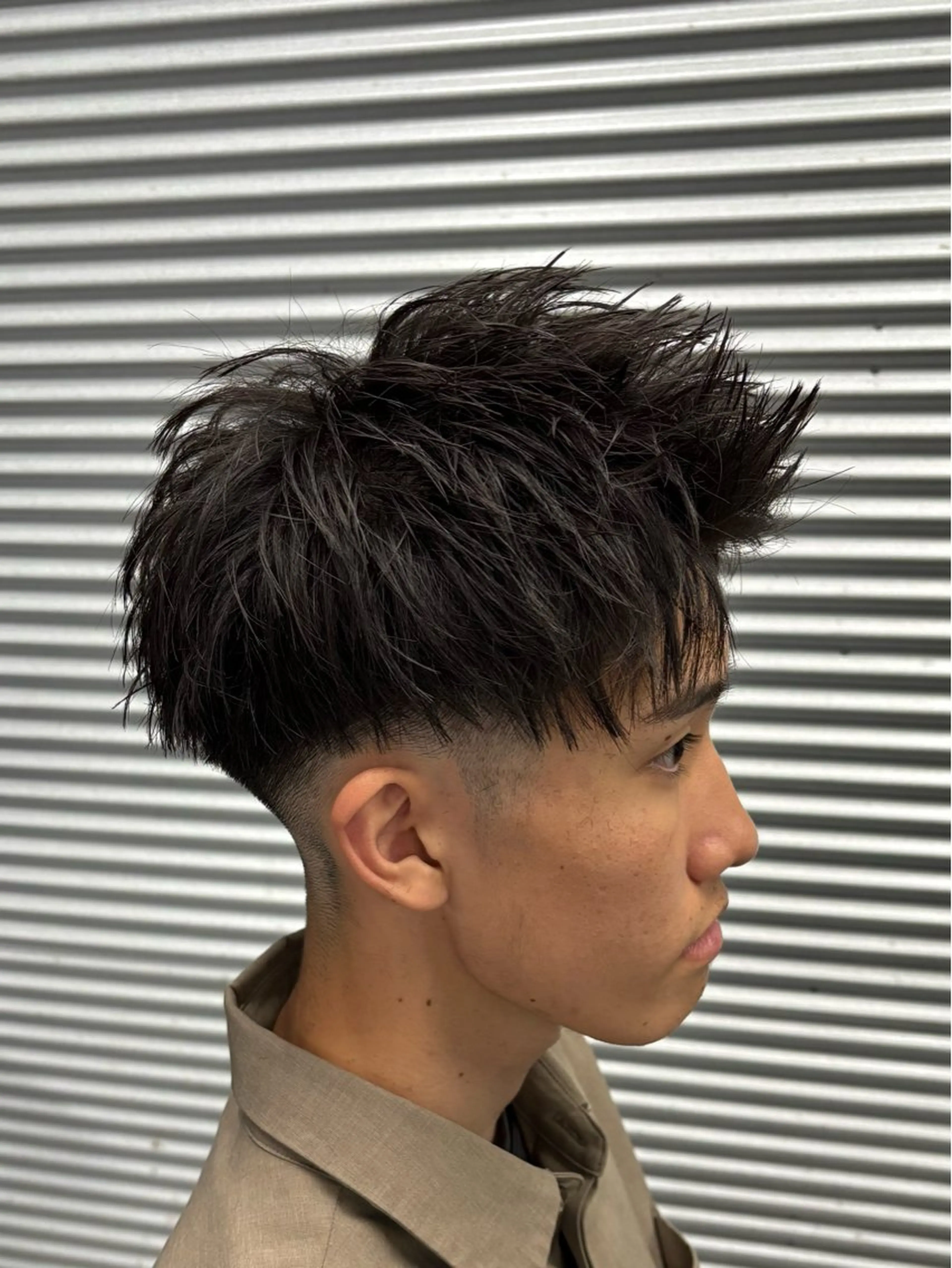 ショート メンズ メンズショート ショートヘア カット 波巻き/ツイスパ/ 短髪/鈴木俊也のヘアスタイル