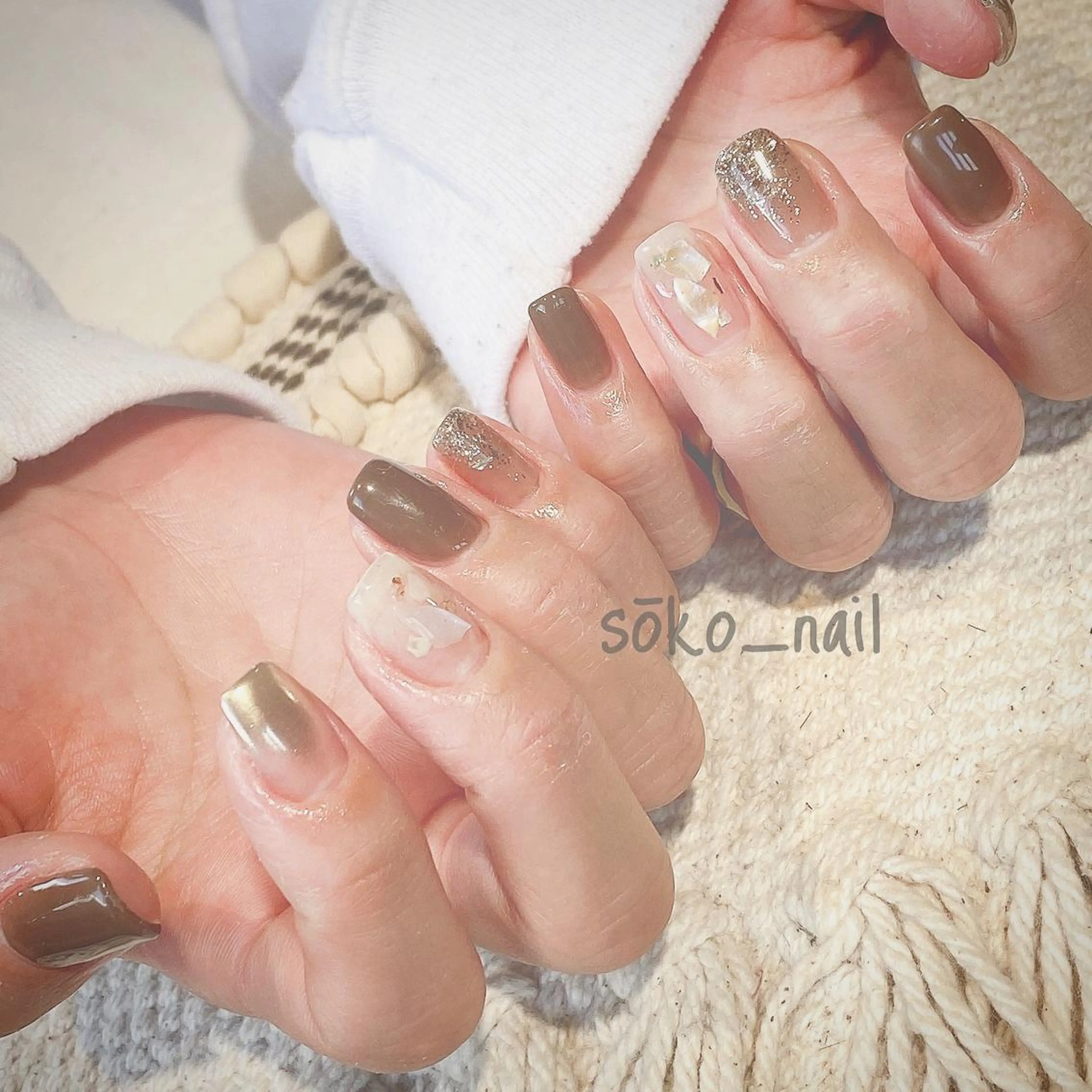 ネイル ハンドネイル sōko Hair&Nail Salon所属・megu  / sōko nailのネイルデザイン