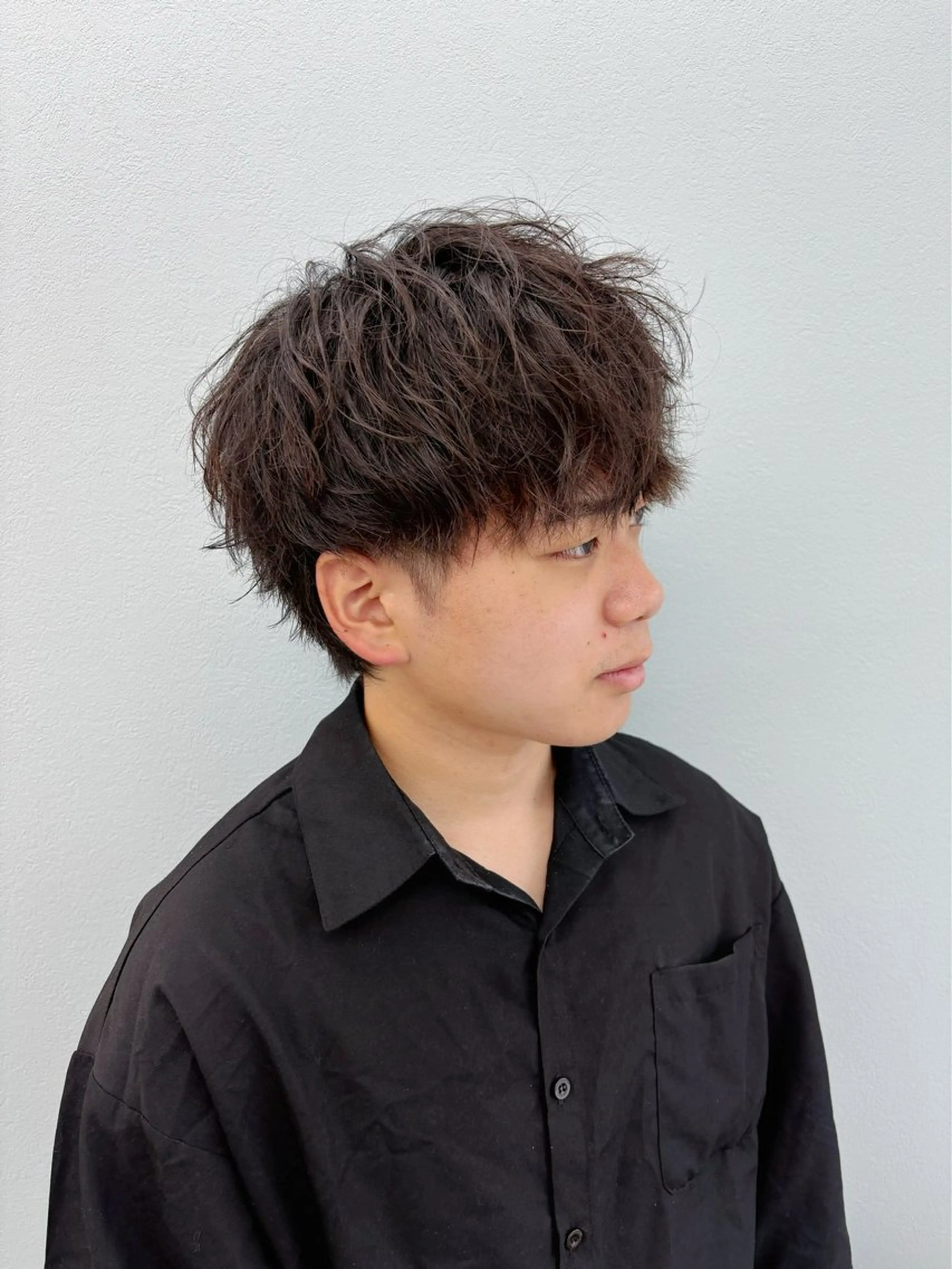 【メンズ限定】ミニモ限定25%offメンズカット+シャドウパーマ+リラクゼーションシャンプーの写真