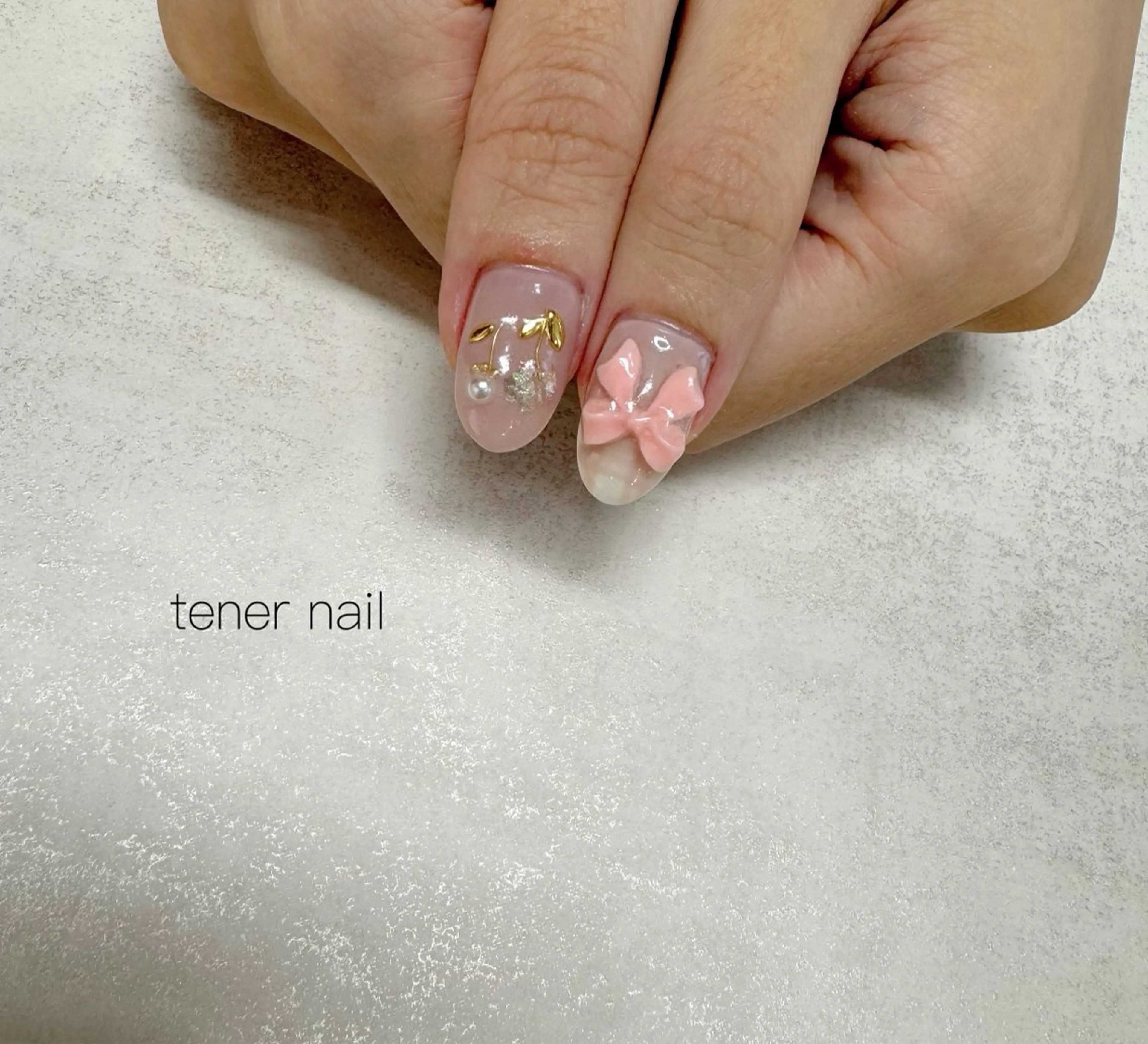 ネイル ピンク ハンドネイル tener  nail  テネルネイル所属・テネルネイル tener nailのネイルデザイン