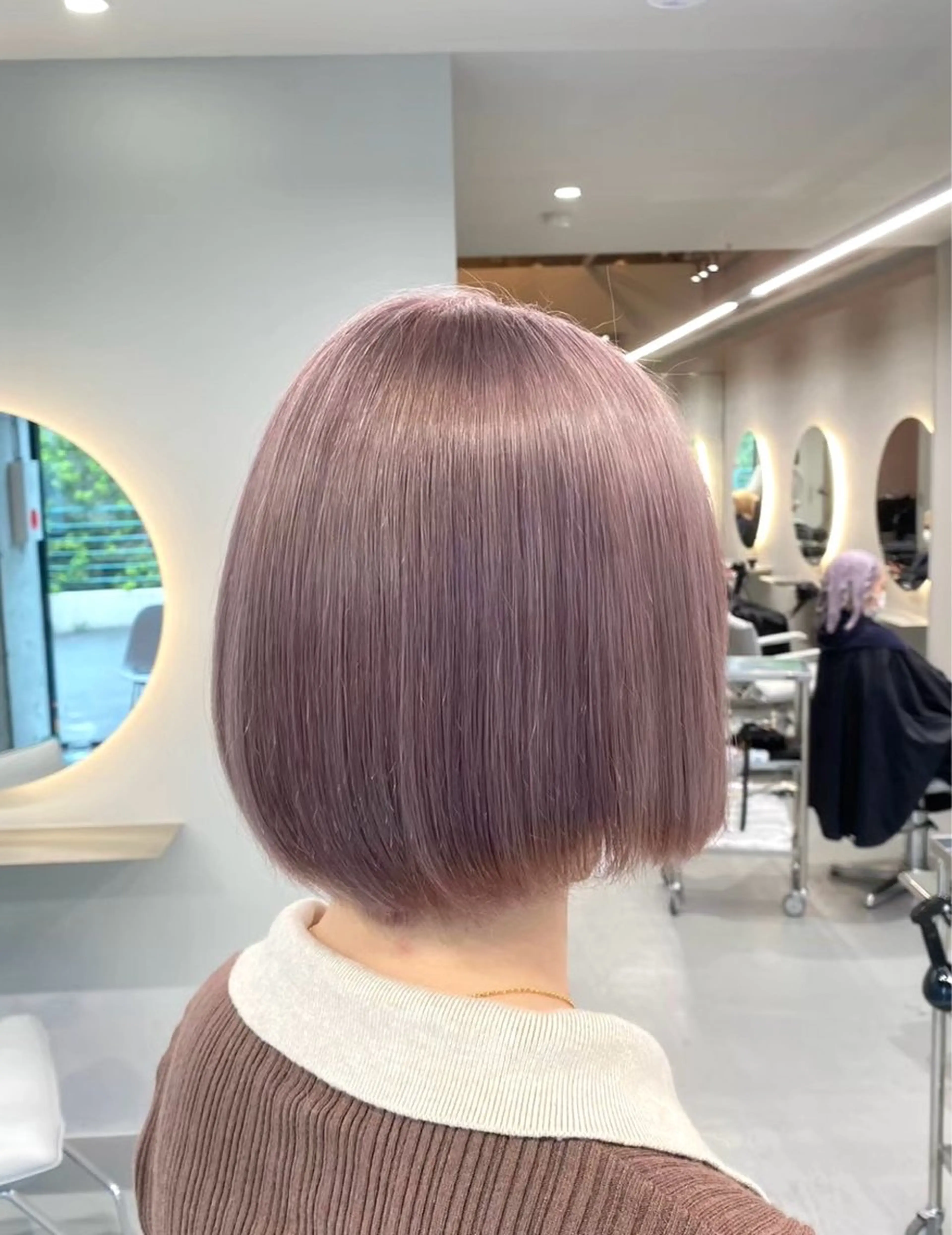 6月限定✨✨ショートカット限定＋2stepトリートメント０円［ミニモ学割U24］［顔まわりレイヤー］の写真