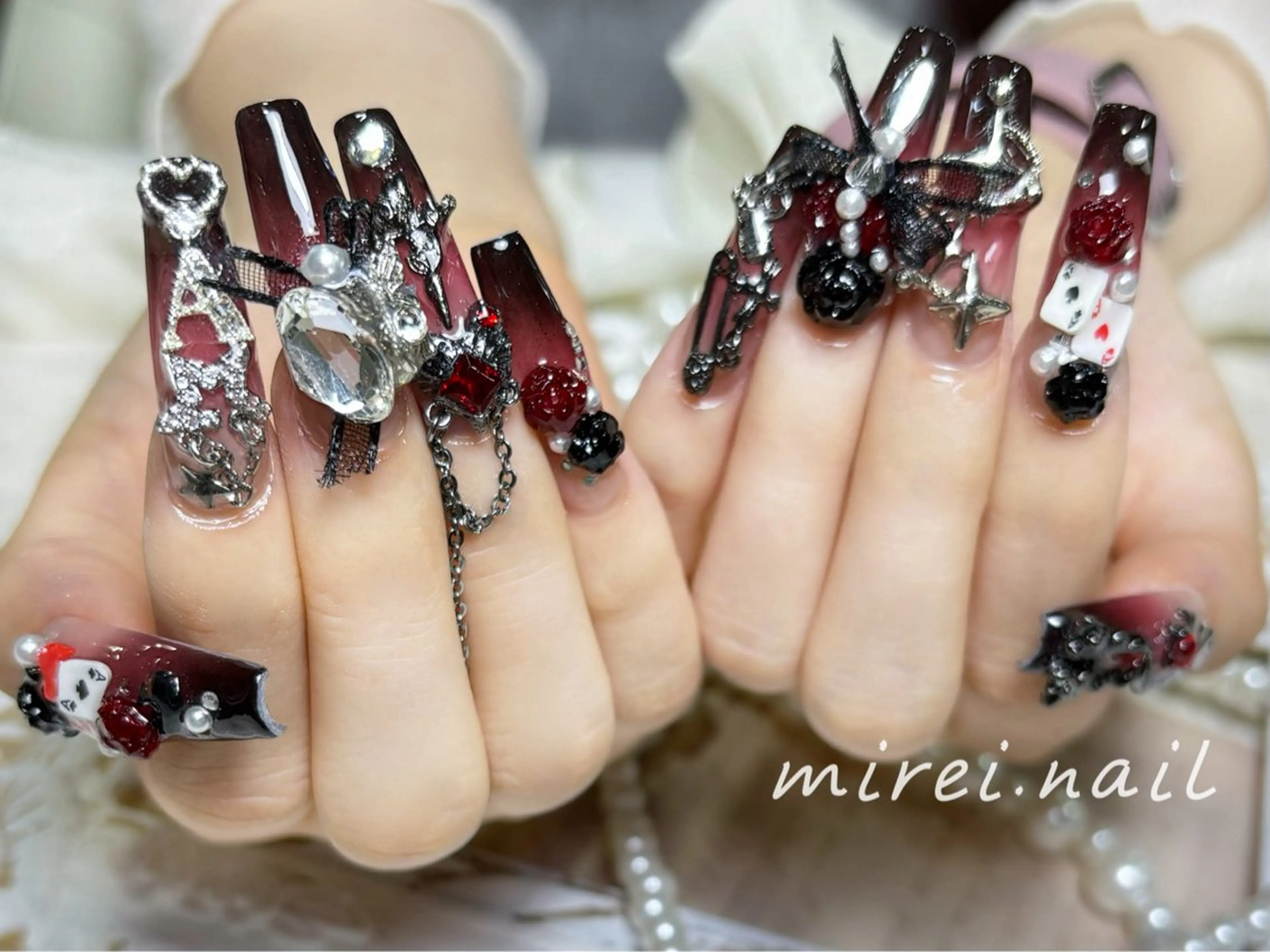 ネイル mirei‘nail所属・jade.vase ミレイのネイルデザイン