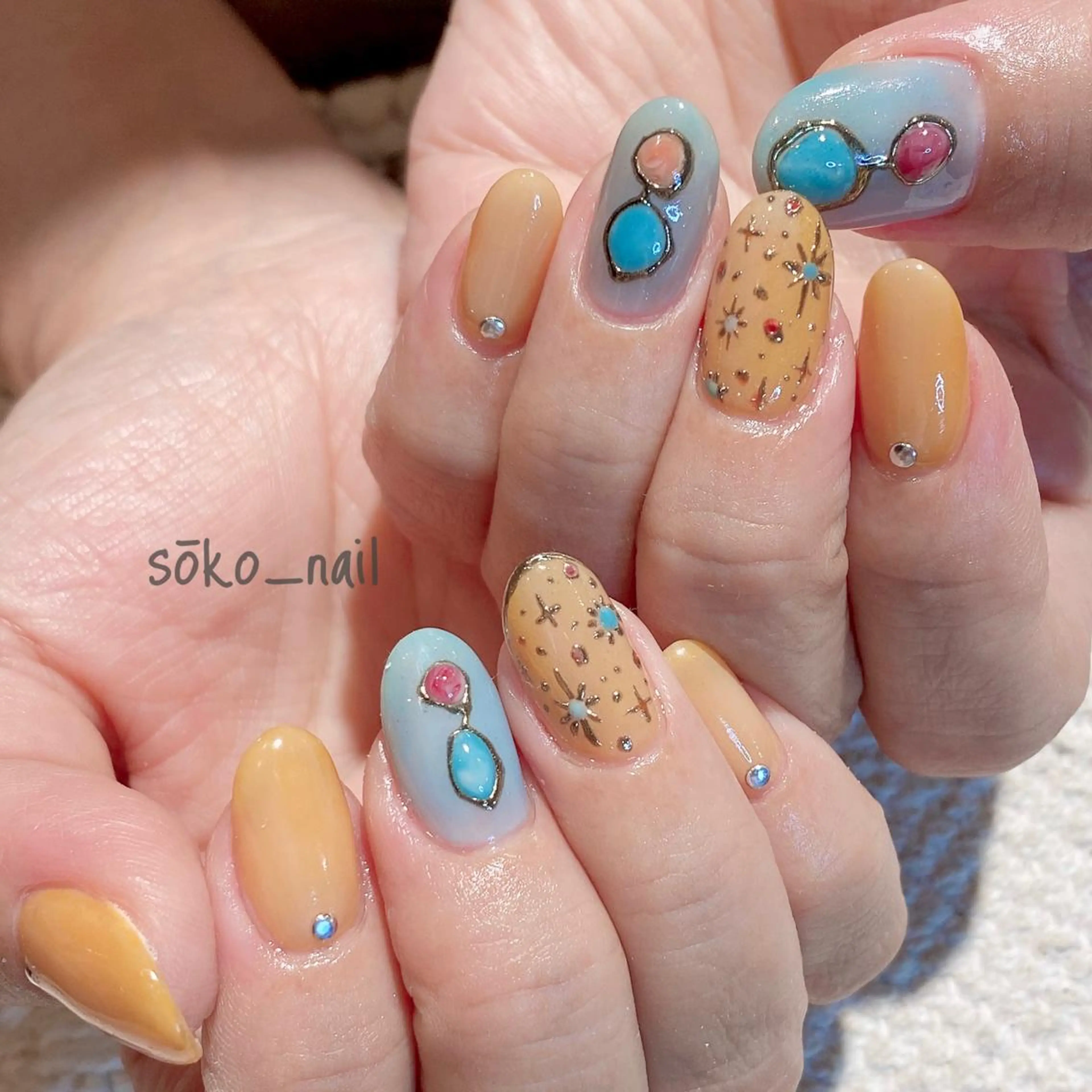 ネイル ハンドネイル sōko Hair&Nail Salon所属・megu  / sōko nailのネイルデザイン