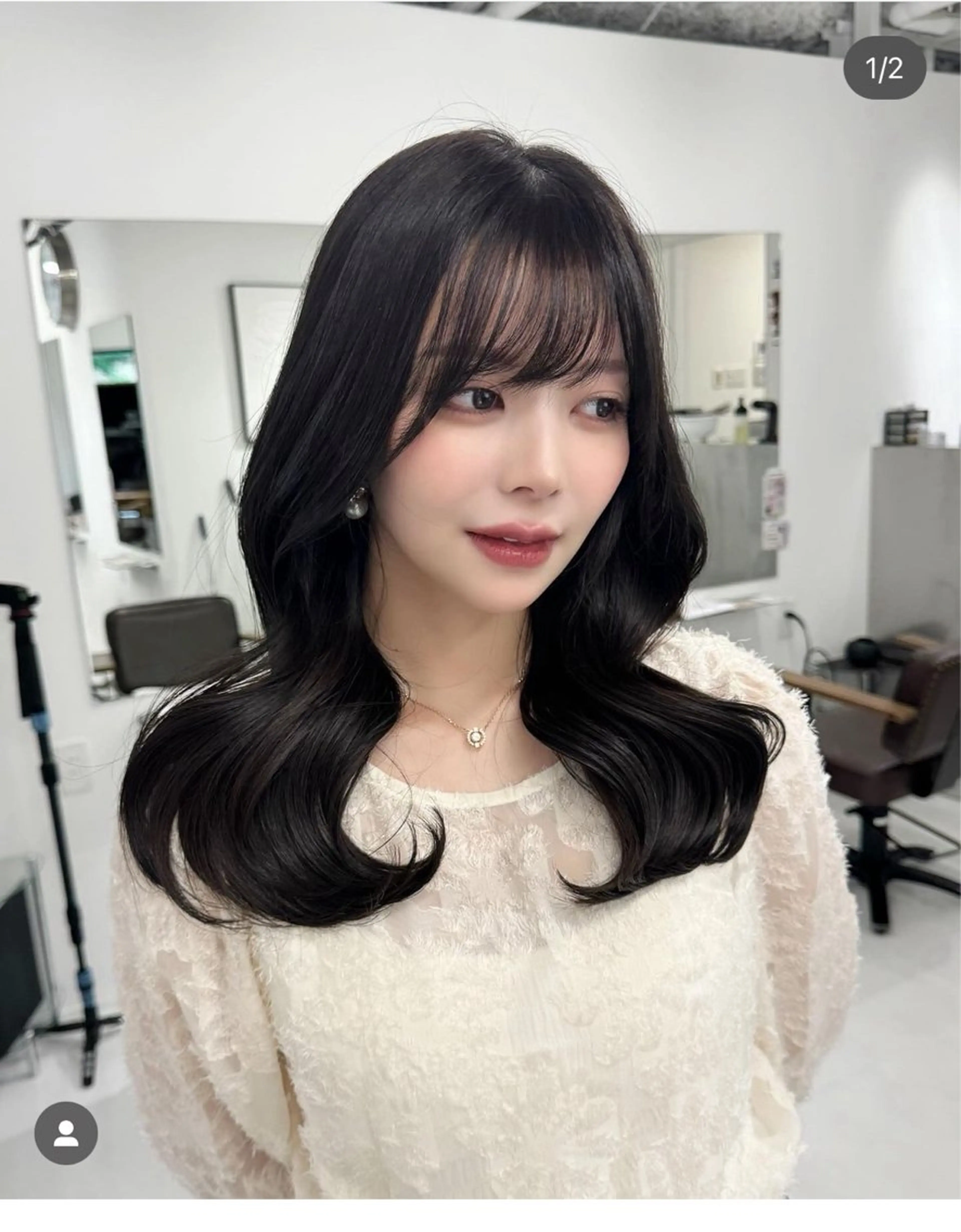 ロング 山中 大輝のヘアスタイル