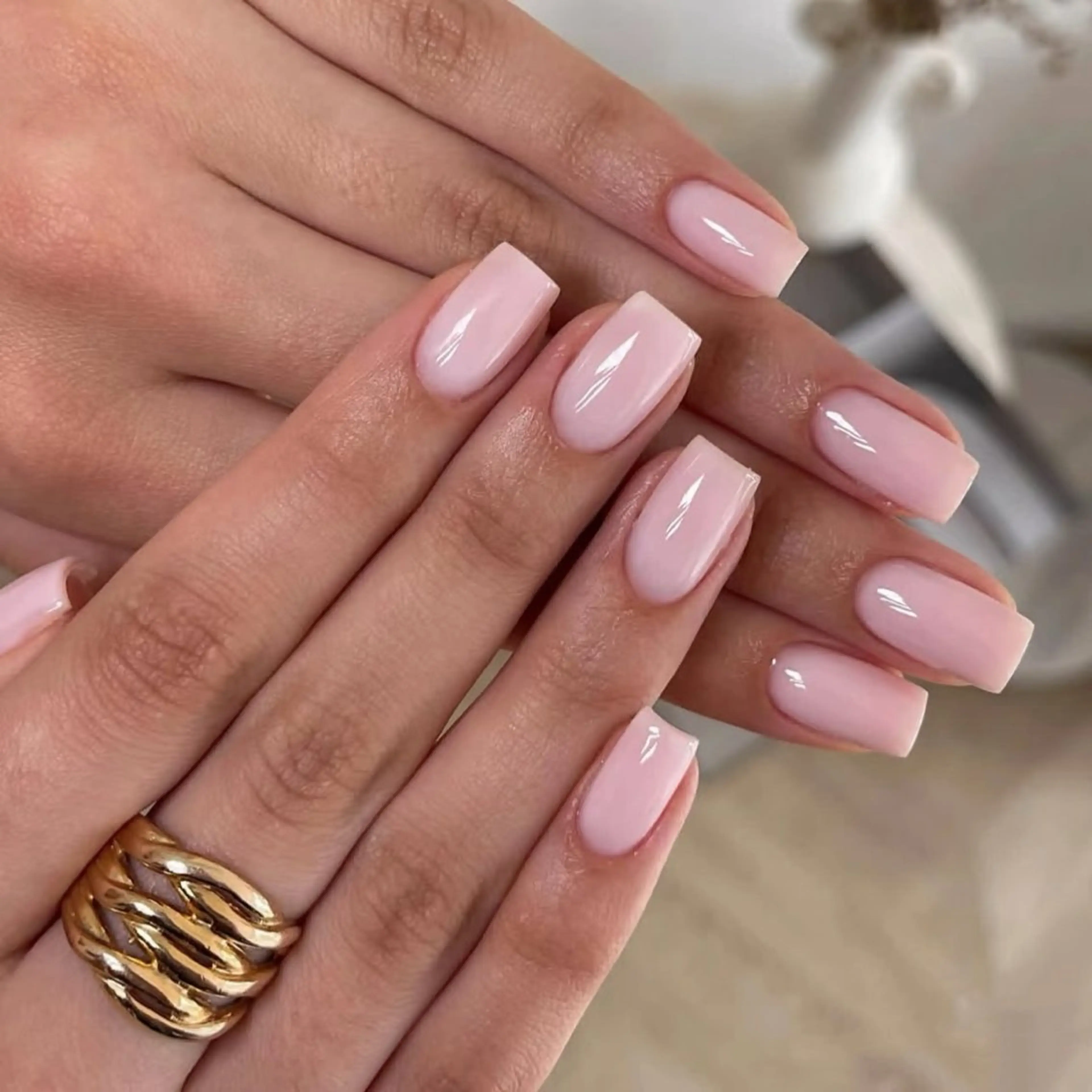 【自爪】ワンカラー（丁寧ケア込み）　¥3980の写真