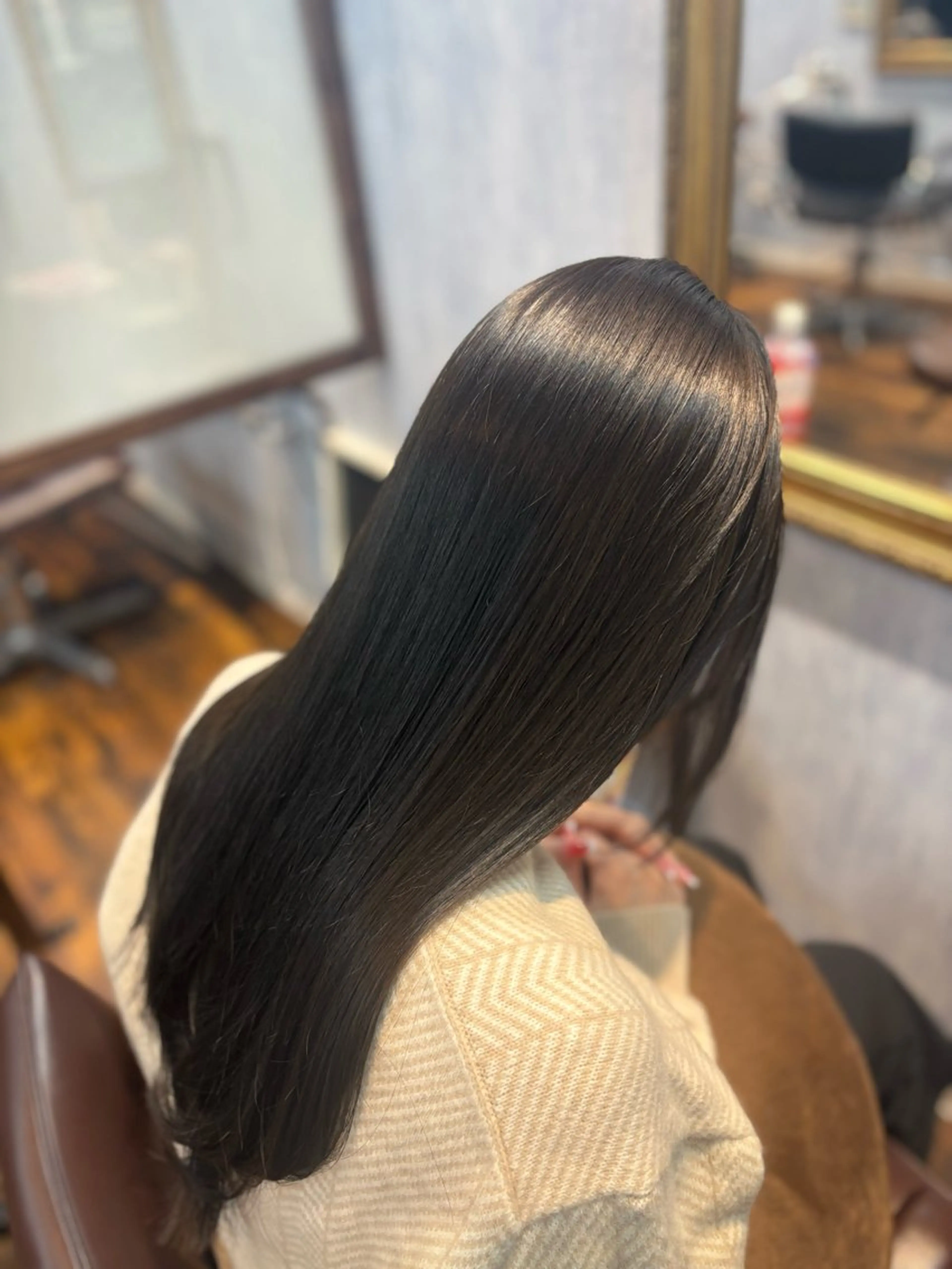 ロング ヘアカラー トリートメント ✨髪質改善特化✨ Romyリョージ✨のヘアスタイル